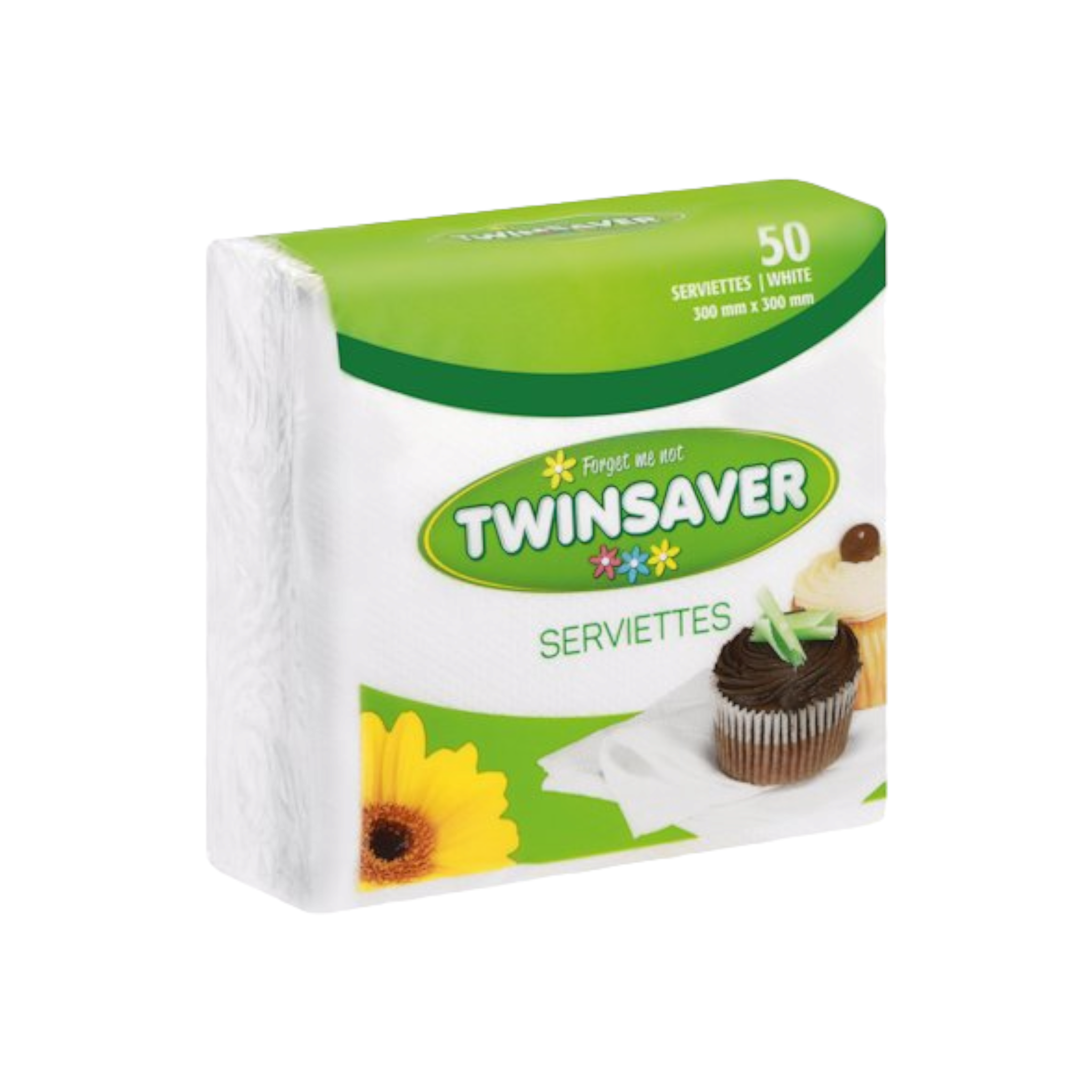 Twinsaver Serviettes 1Ply 50Pack