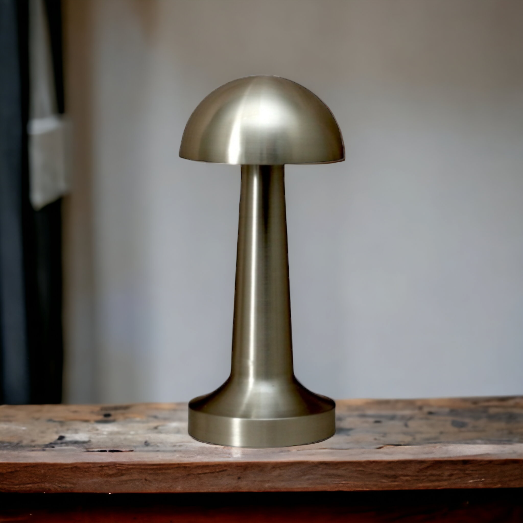 LED Bedside Lamp Silver 23.5cm 32069