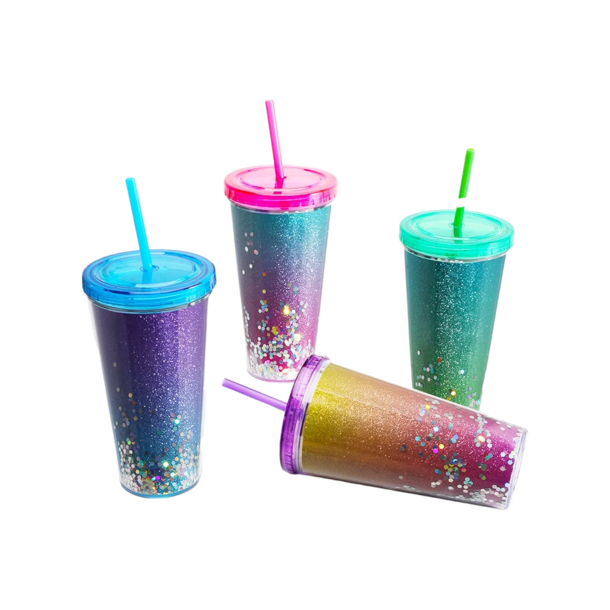 Acrylic Home Tune Drinking Glitter Tumbler 650ml