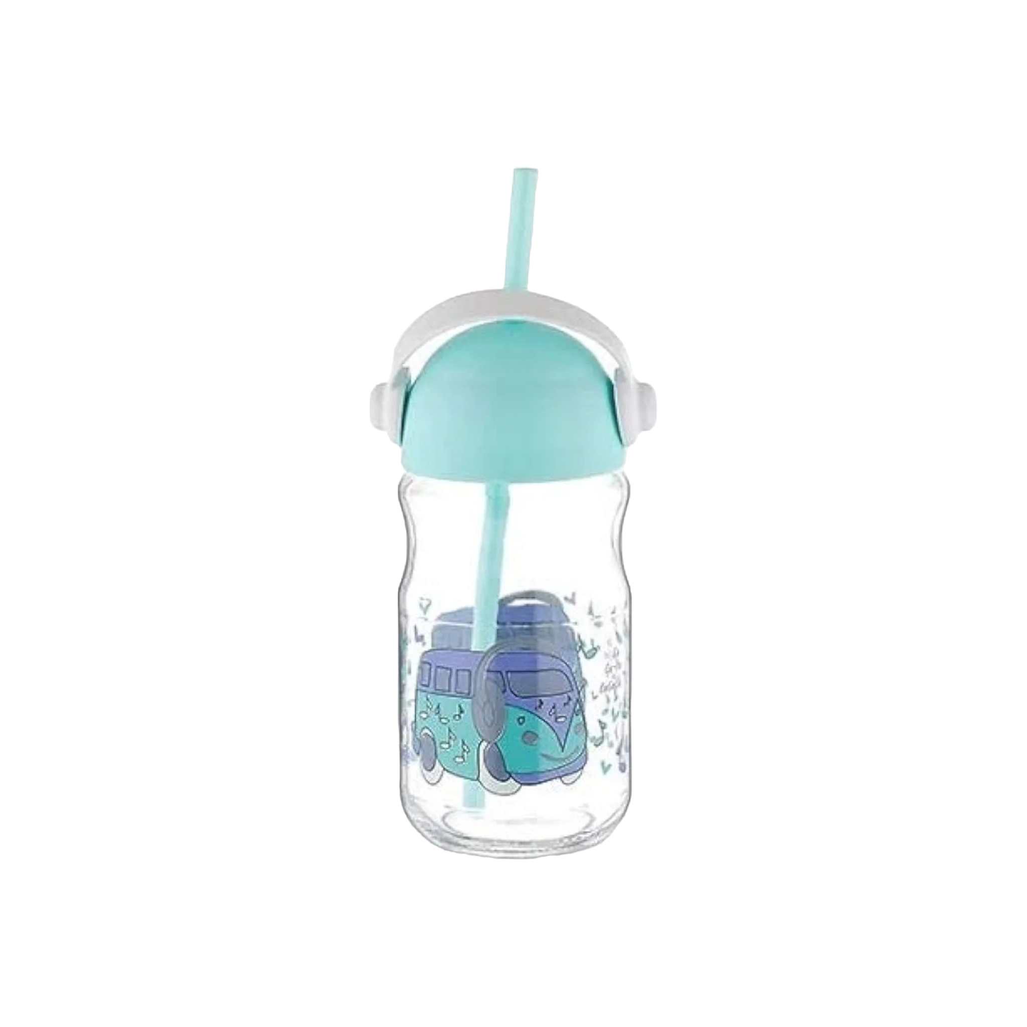 Hane Music Beverage Bottle with Straw 370cc HN-1752