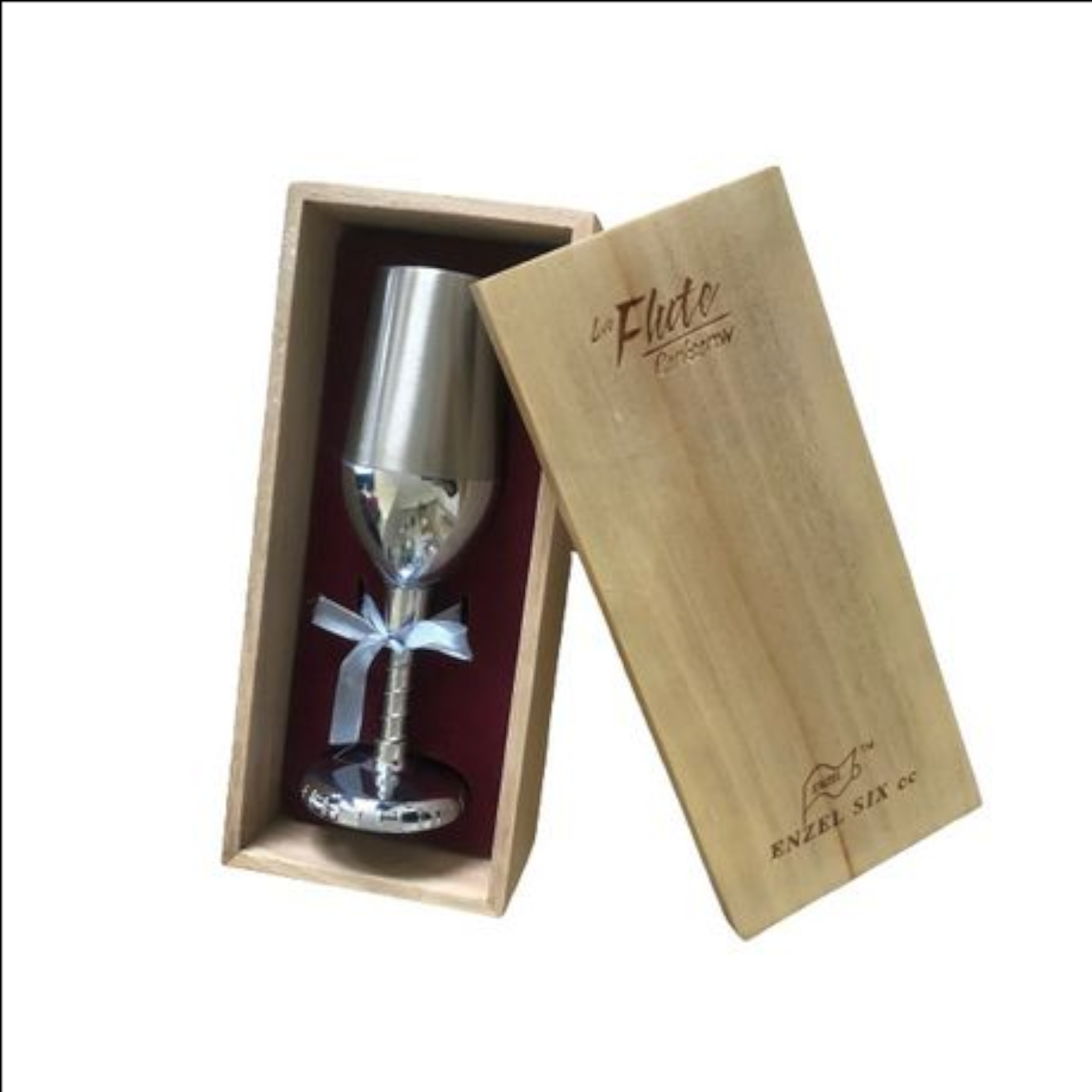 La Flute Corkscrew Bottle Opener in Wooden Gift Box
