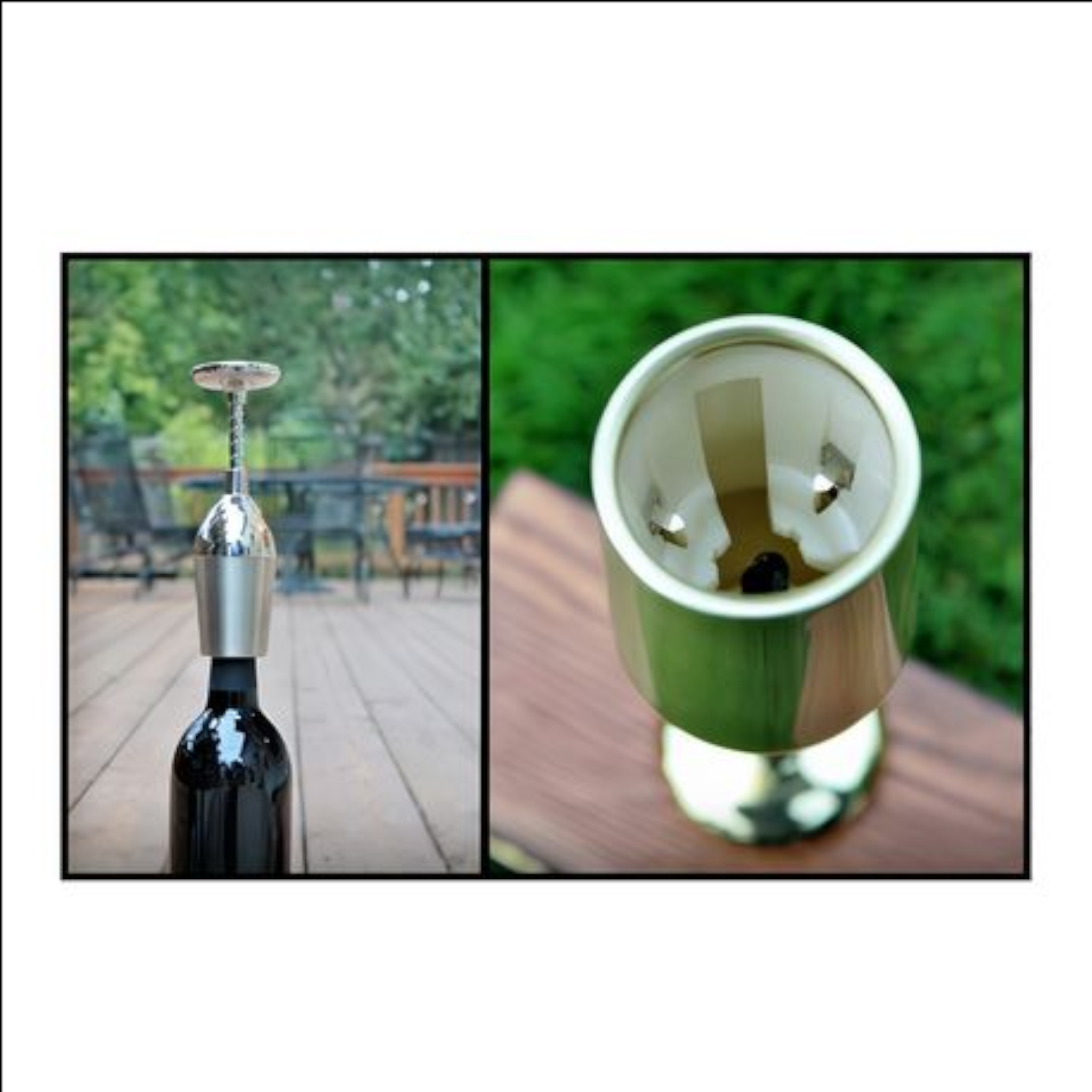 La Flute Corkscrew Bottle Opener in Wooden Gift Box