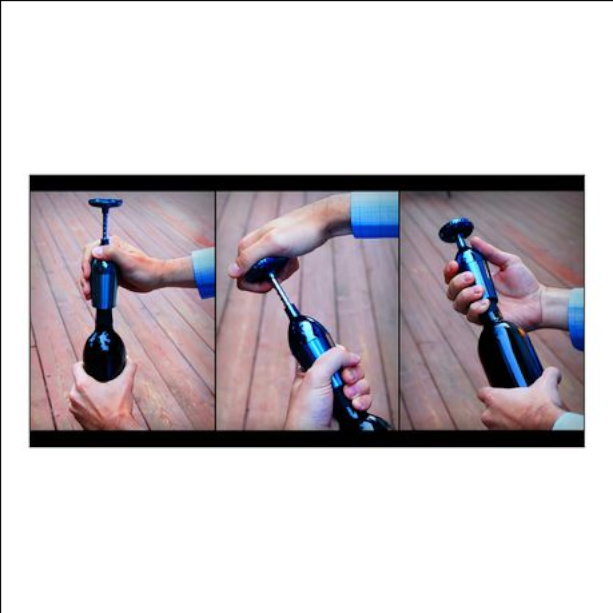 La Flute Corkscrew Bottle Opener in Wooden Gift Box