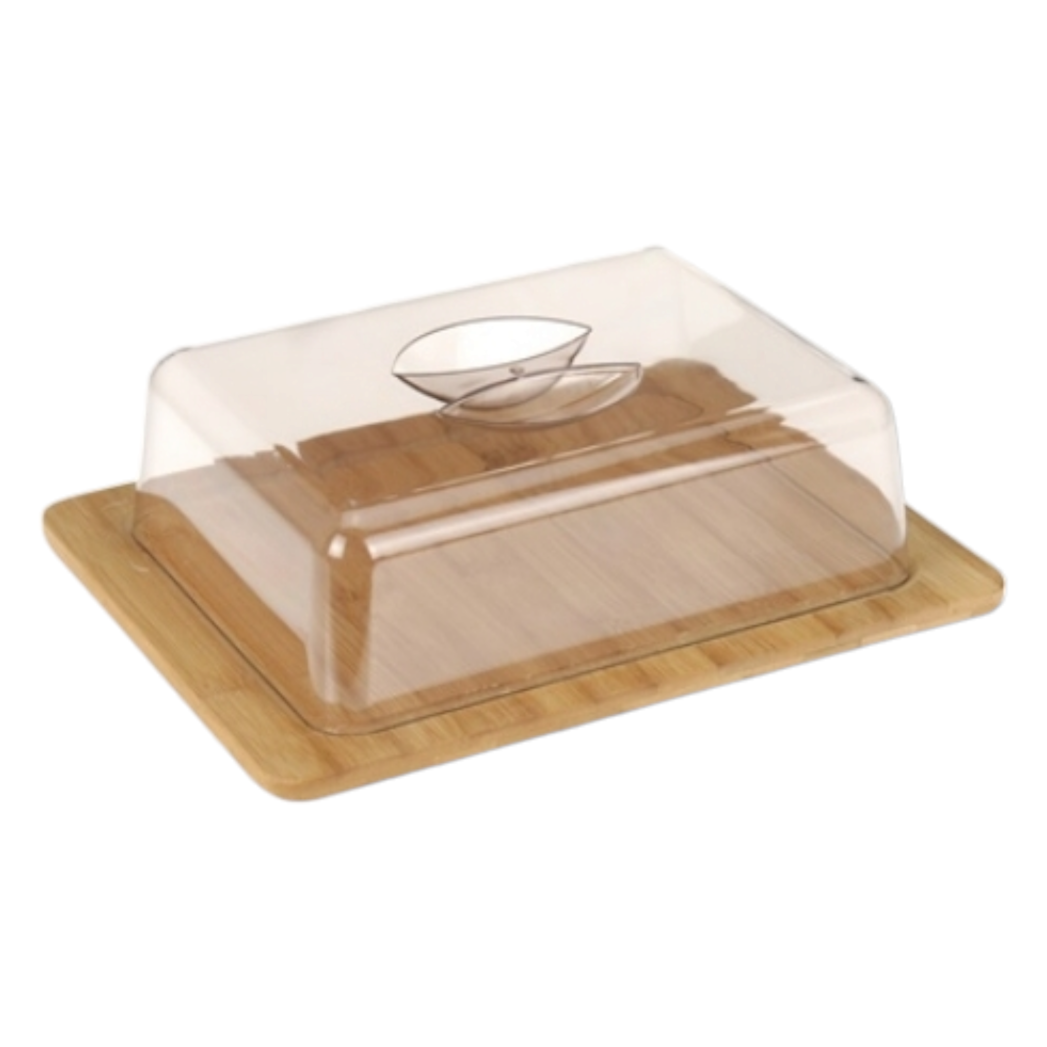 EH Bamboo Cheese Board with Acrylic Dome 25x19.5x7cm