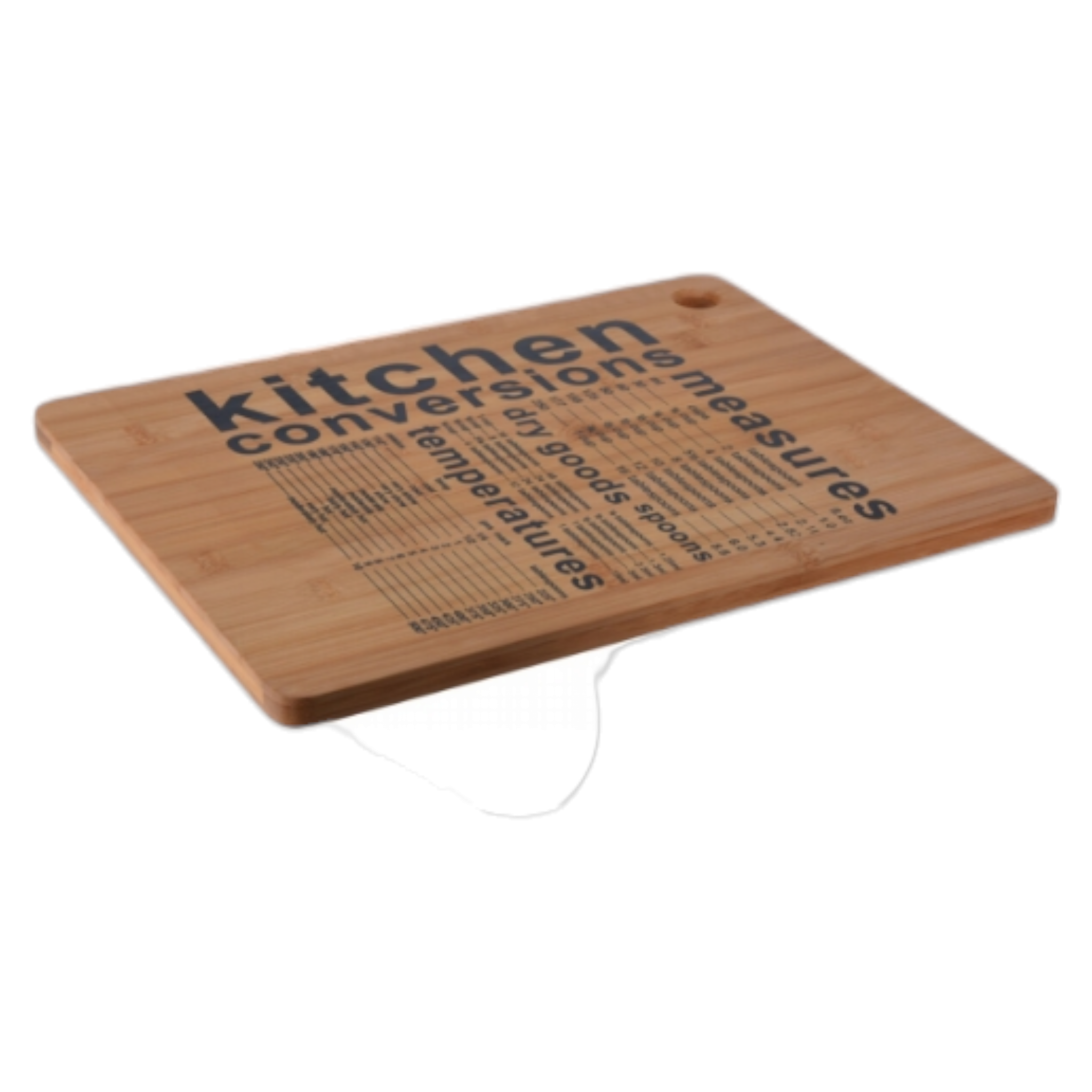 Excellent Houseware Bamboo Cutting Board with Print 30x40x1.5cm