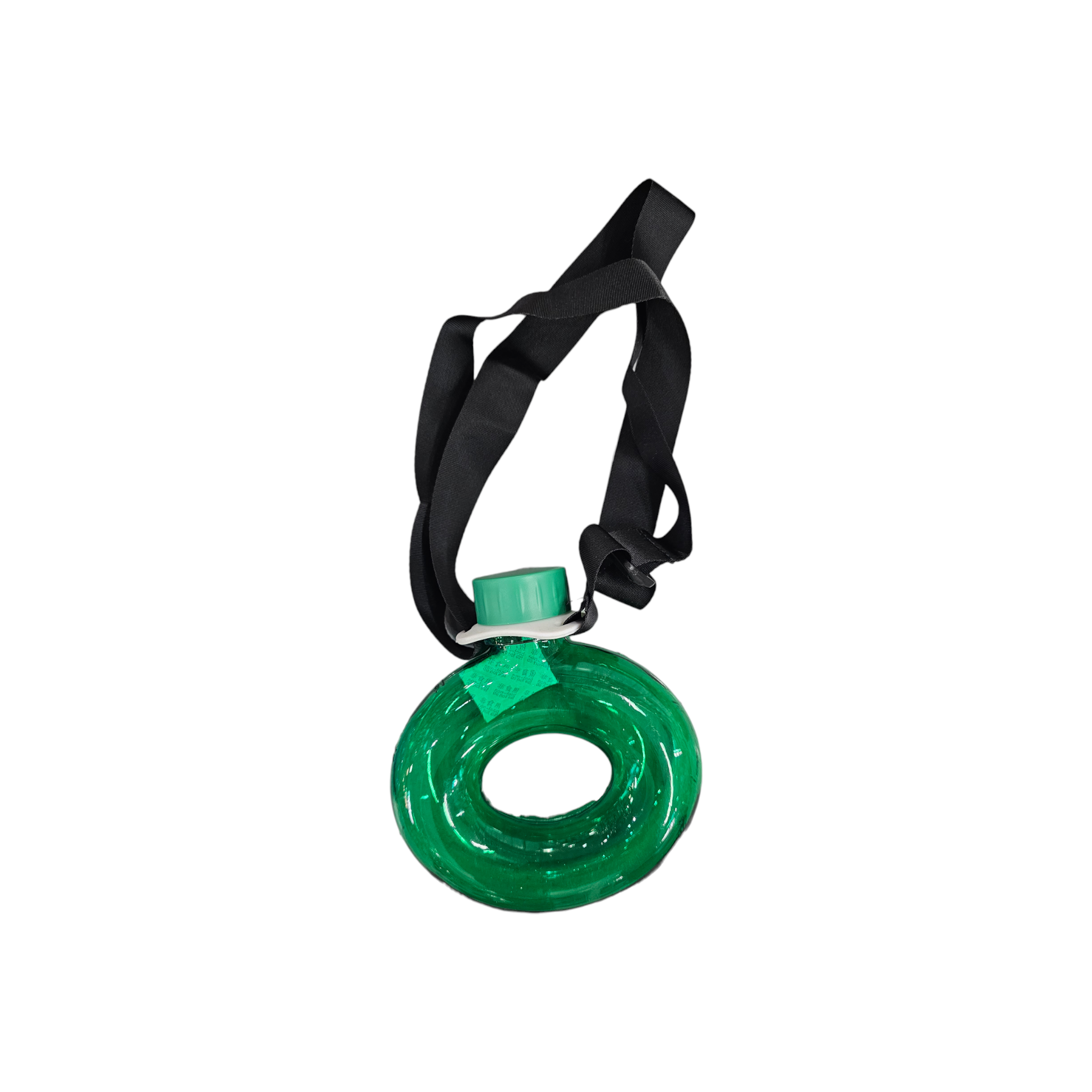 Sports Water Bottle Annular 500ml - Donut Shaped O-Ring 17x16cm Drop Resistant with Strap