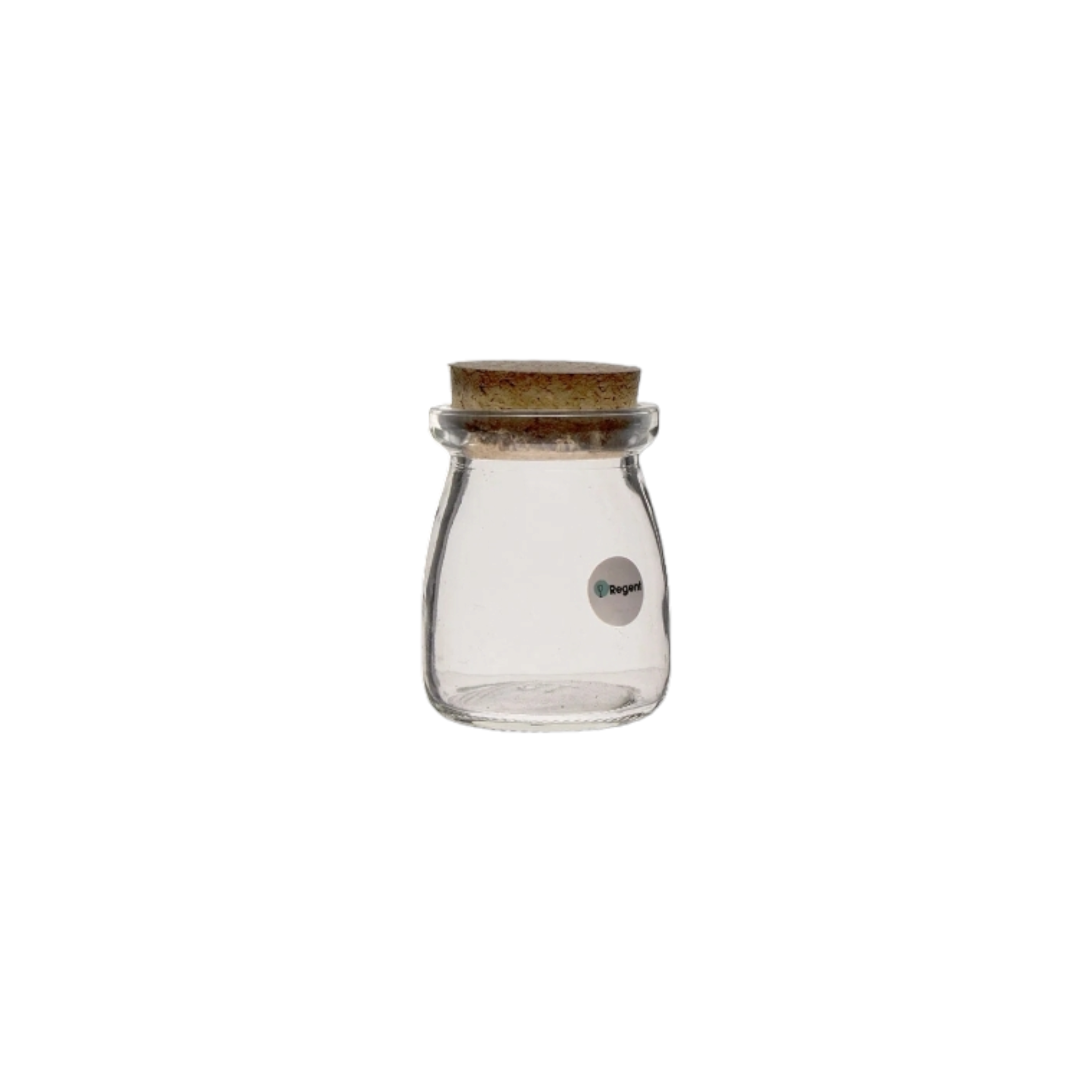 Regent Glass Bottle 100ml with Cork Lid 6pack 15513
