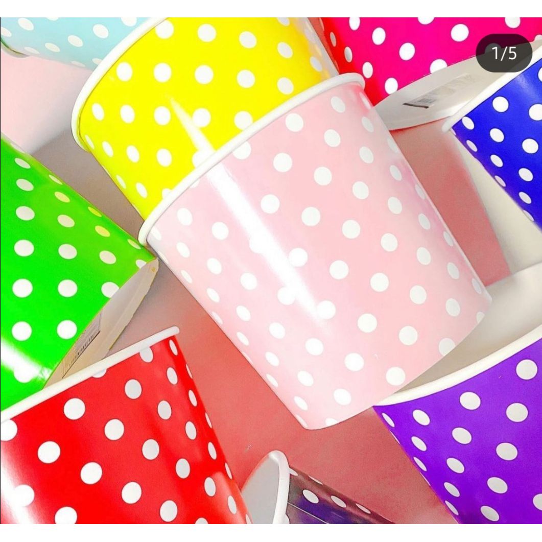 Popcorn Box Polka Dot