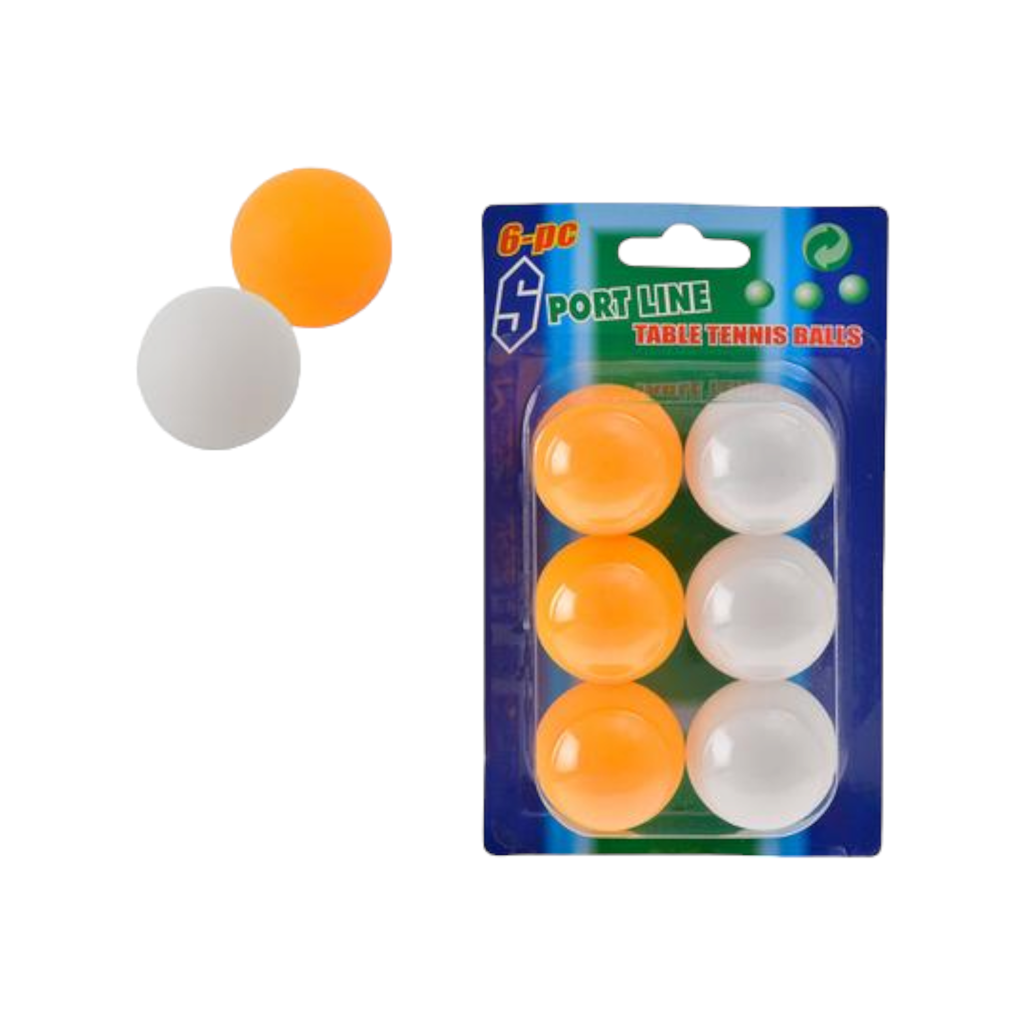 Table Tennis Balls 6pack