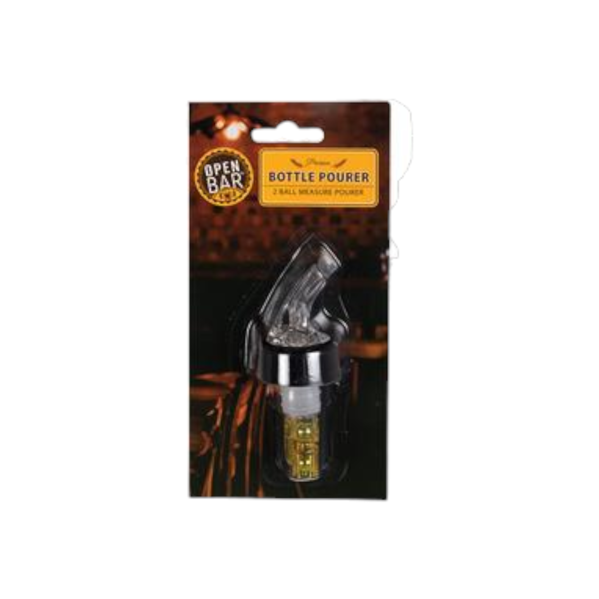 Bottle Pourer Plastic 9.5cm Open Bar