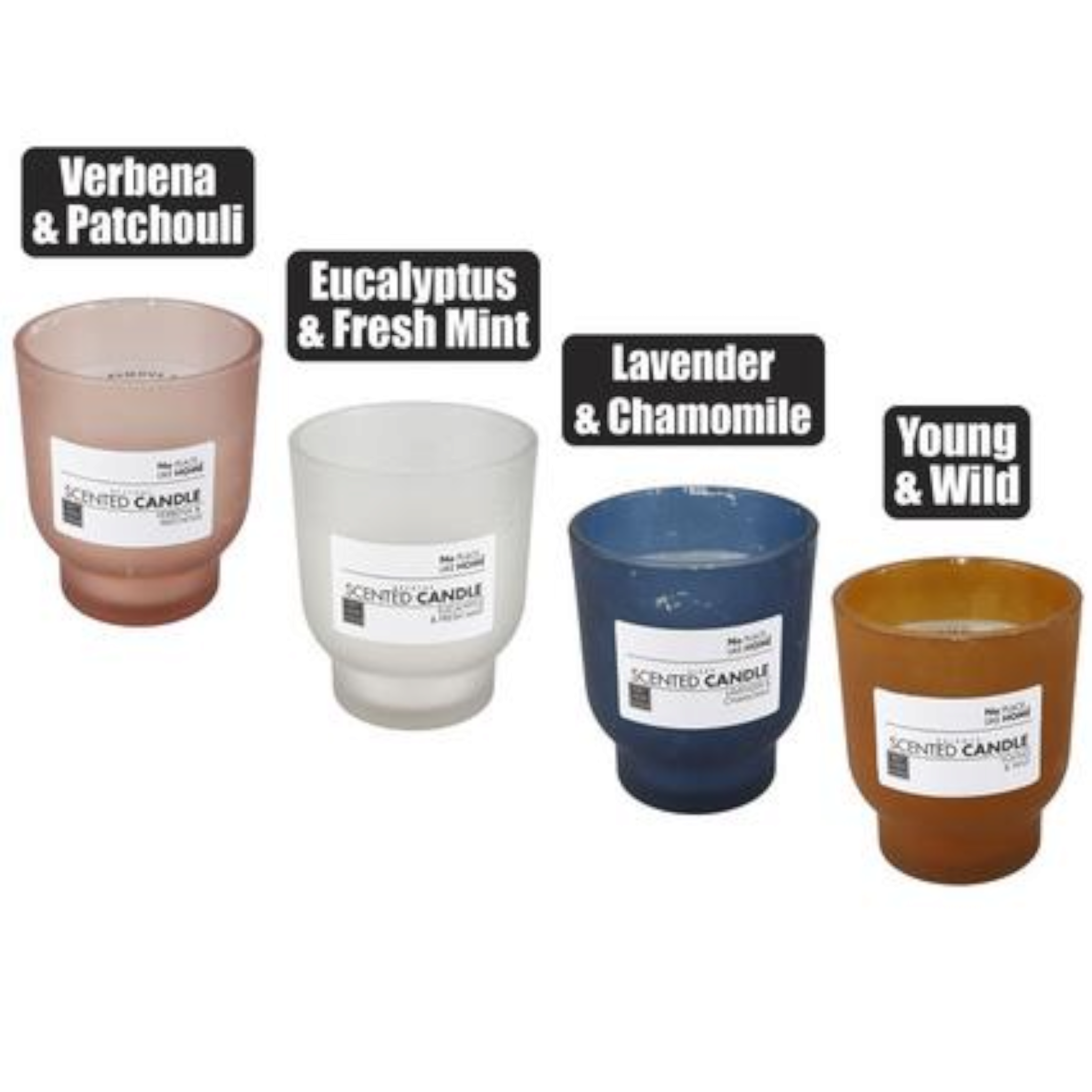 Scented Candle in Glass Holder 8.5cm Revive