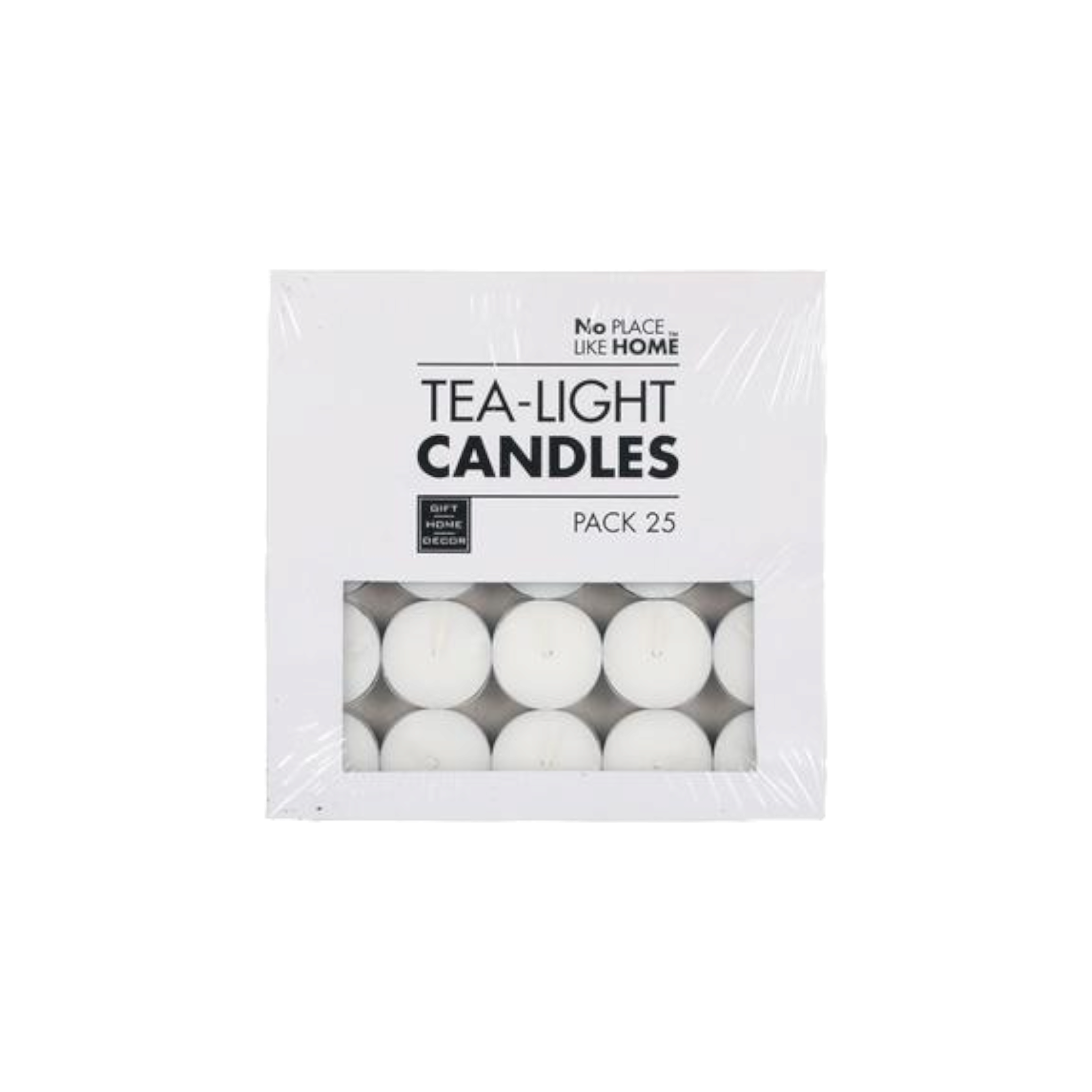 Tea Light Candles White 3.5cm Extra Large 25pcs
