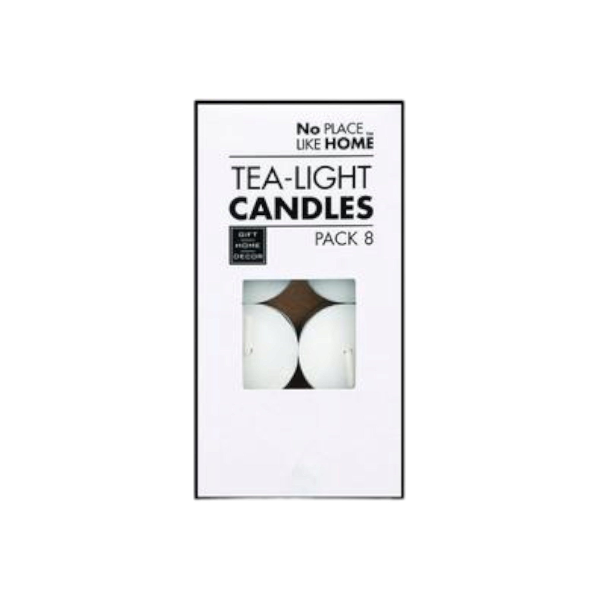 Tealight Candles White 3.5cm 8pack