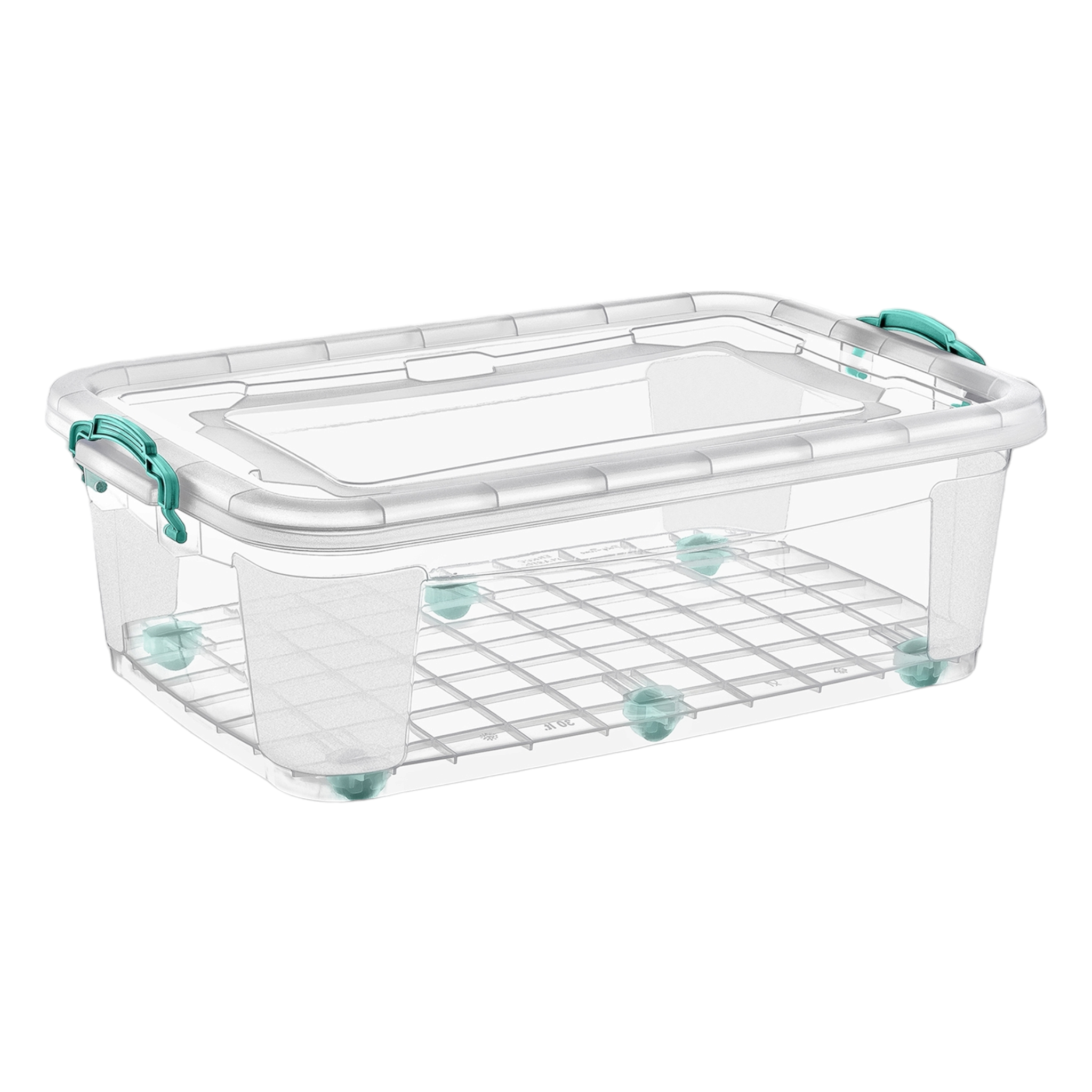 Titiz 40L Storage Utility Container Multi Box Rectangle with Wheel No.2 E-511