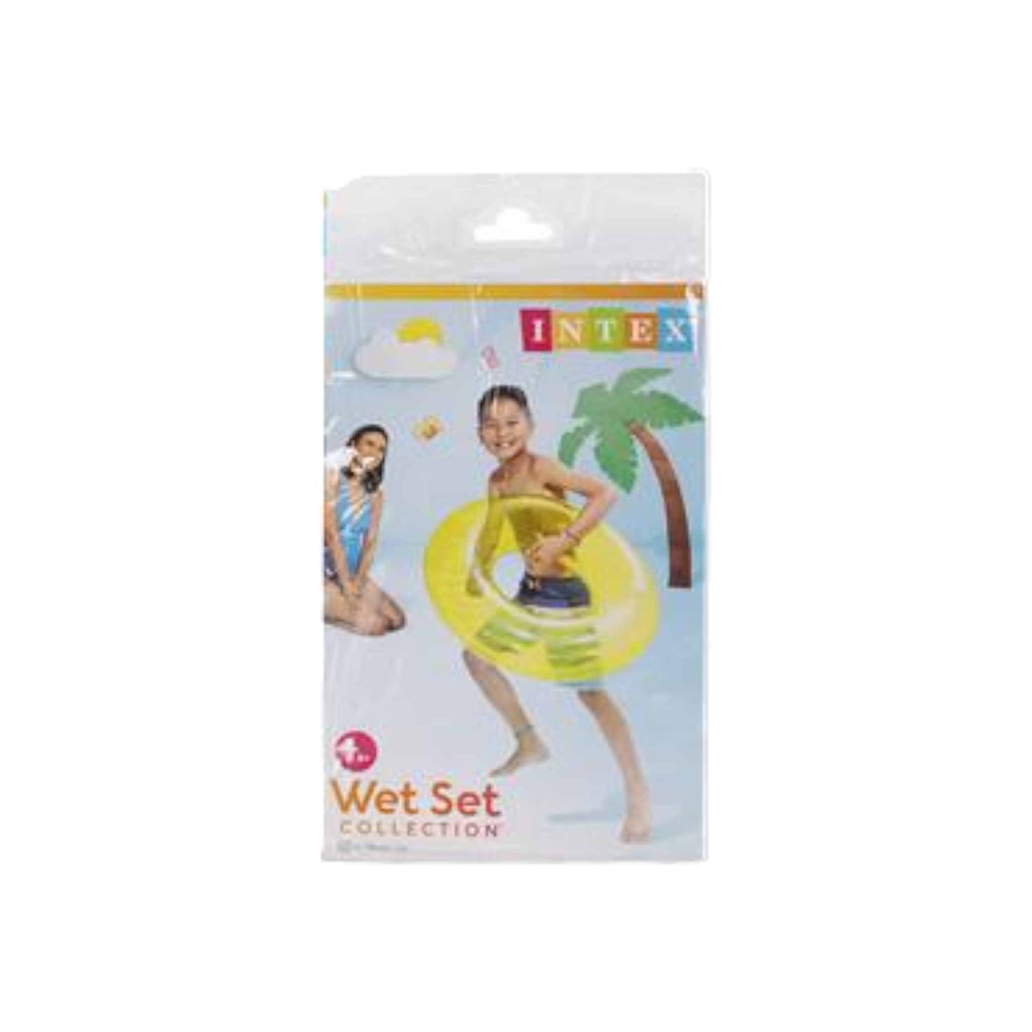 Intex Inflatable Swim Ring Round Tube 76cm Transperent