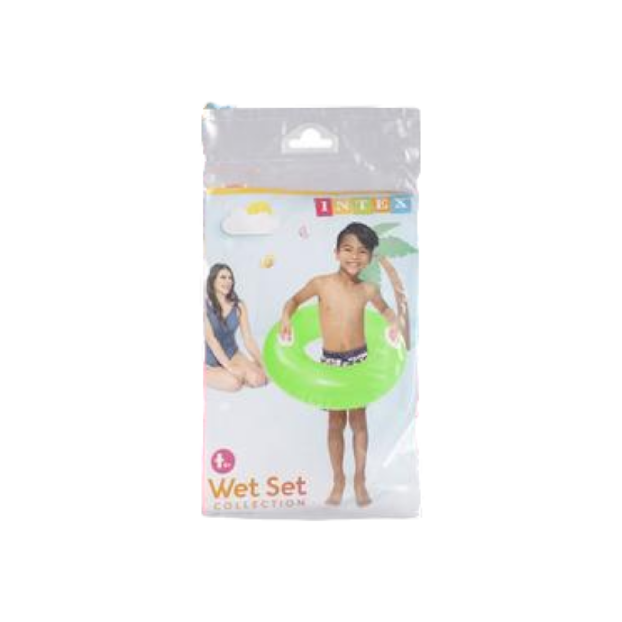 Intex Inflatable Swim Ring Round Tube 76cm Hi Gloss