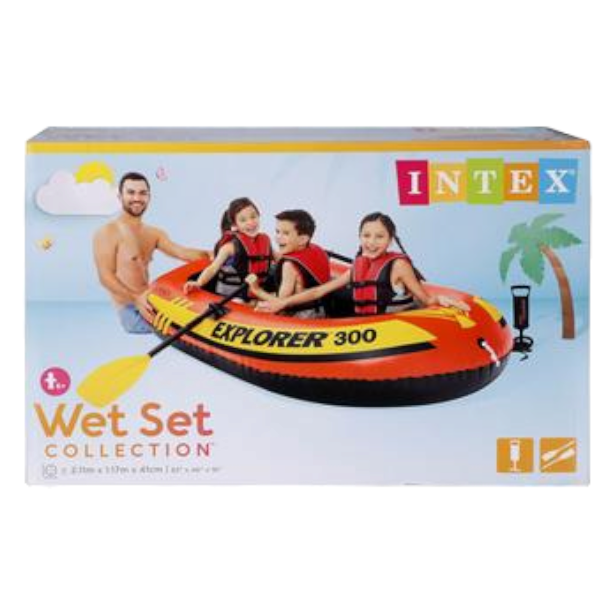 Intex 300 Boat Explorer Set 211x117x41cm