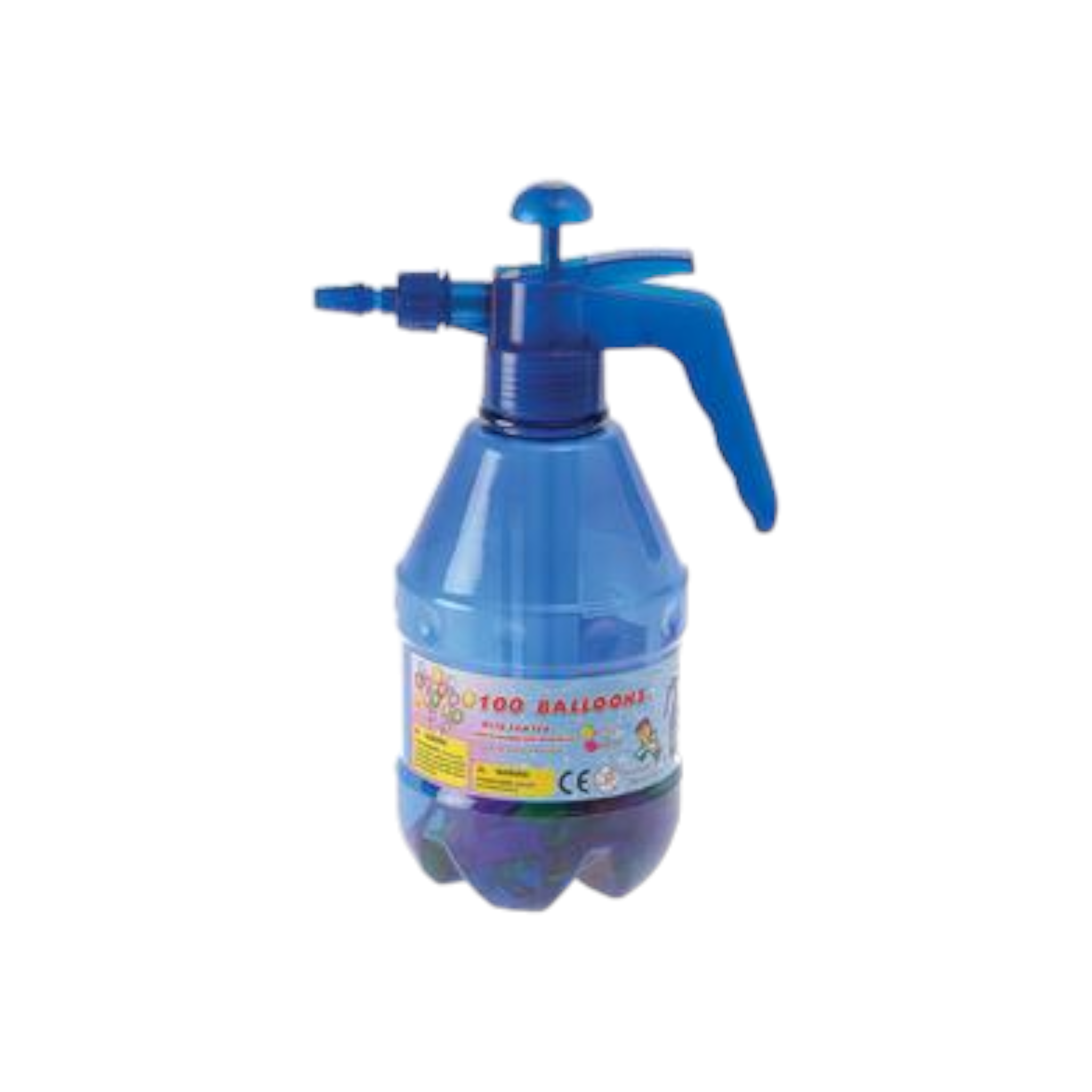 Water Balloon Inflator Pump Jet Kit with 100-Assorted Water Balloons