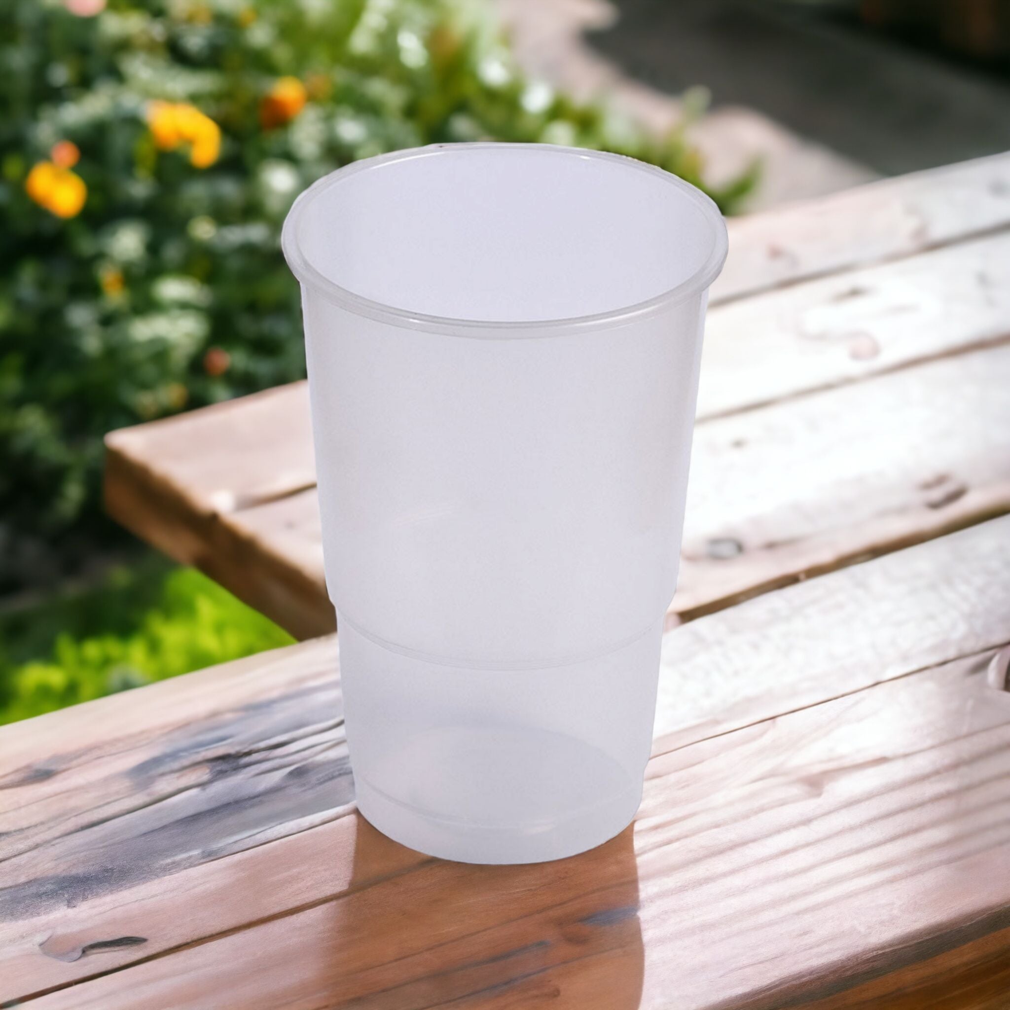350ml Lucci Plastic Cup Clear 10pack