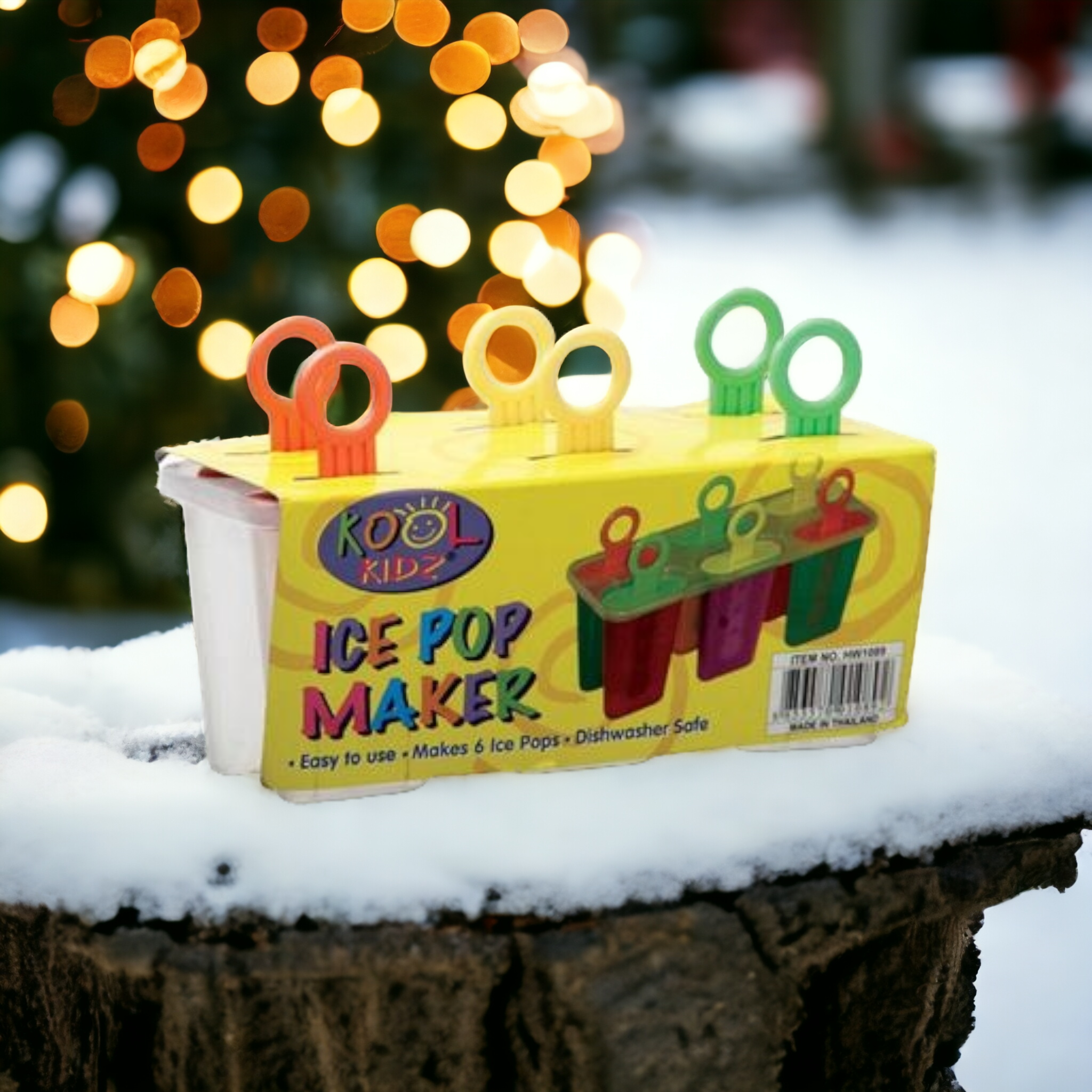 Plastic Ice Pop Lolly Maker 6pack