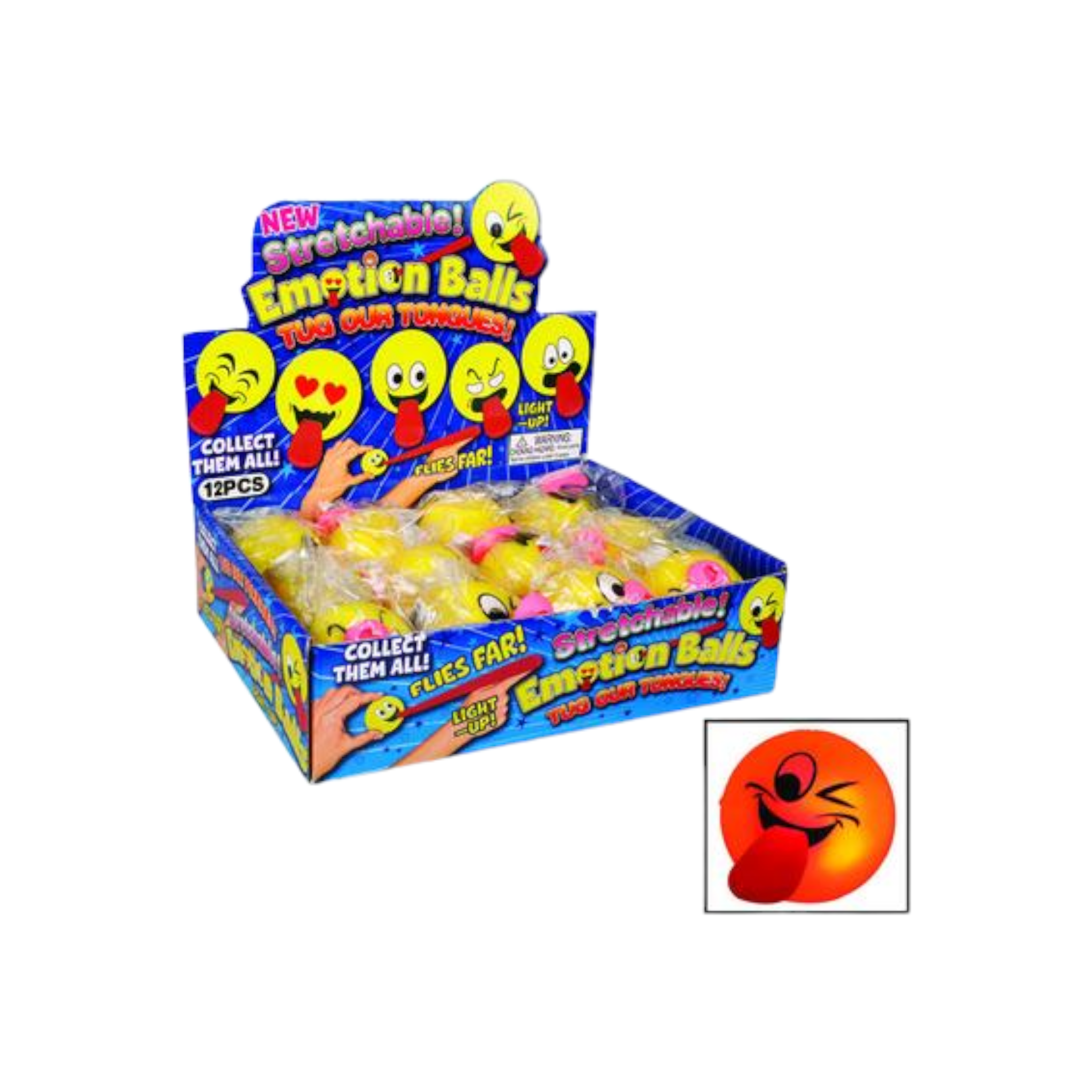 Novelty Sticky Tongue Tugger 5cm Flashng