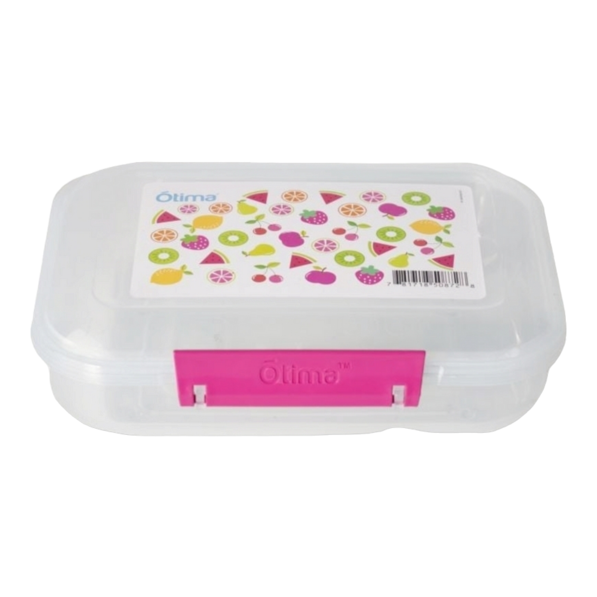 Otima Plastic Lunch Box 850ml Fruit Design