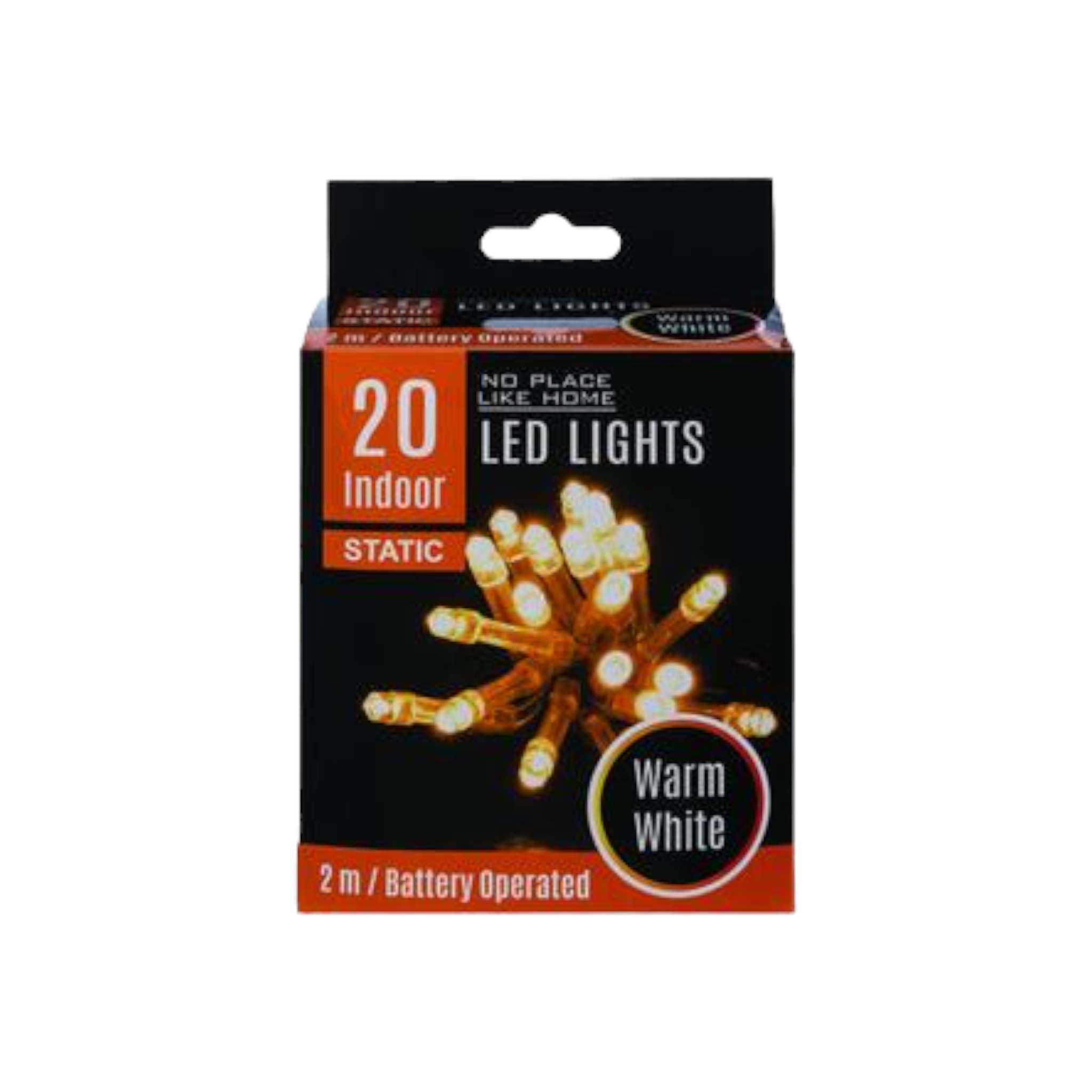 LED Fairy Rope Lights 20X Warm White Color 2m Battery Operated