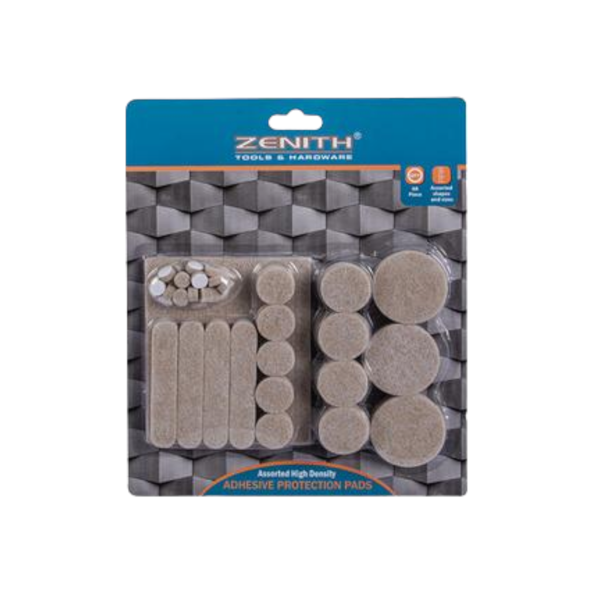 Zenith Heavy Duty Protection Pads Brown Assorted 68pack