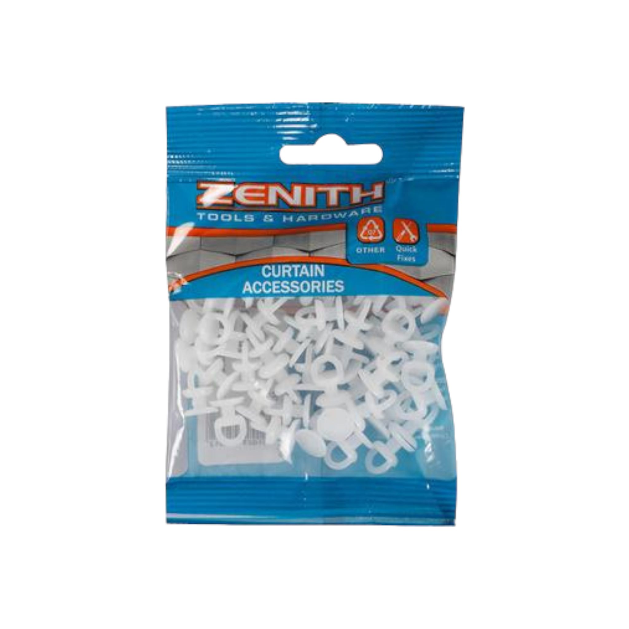 Zenith Curtain Slide Dumble 50pack