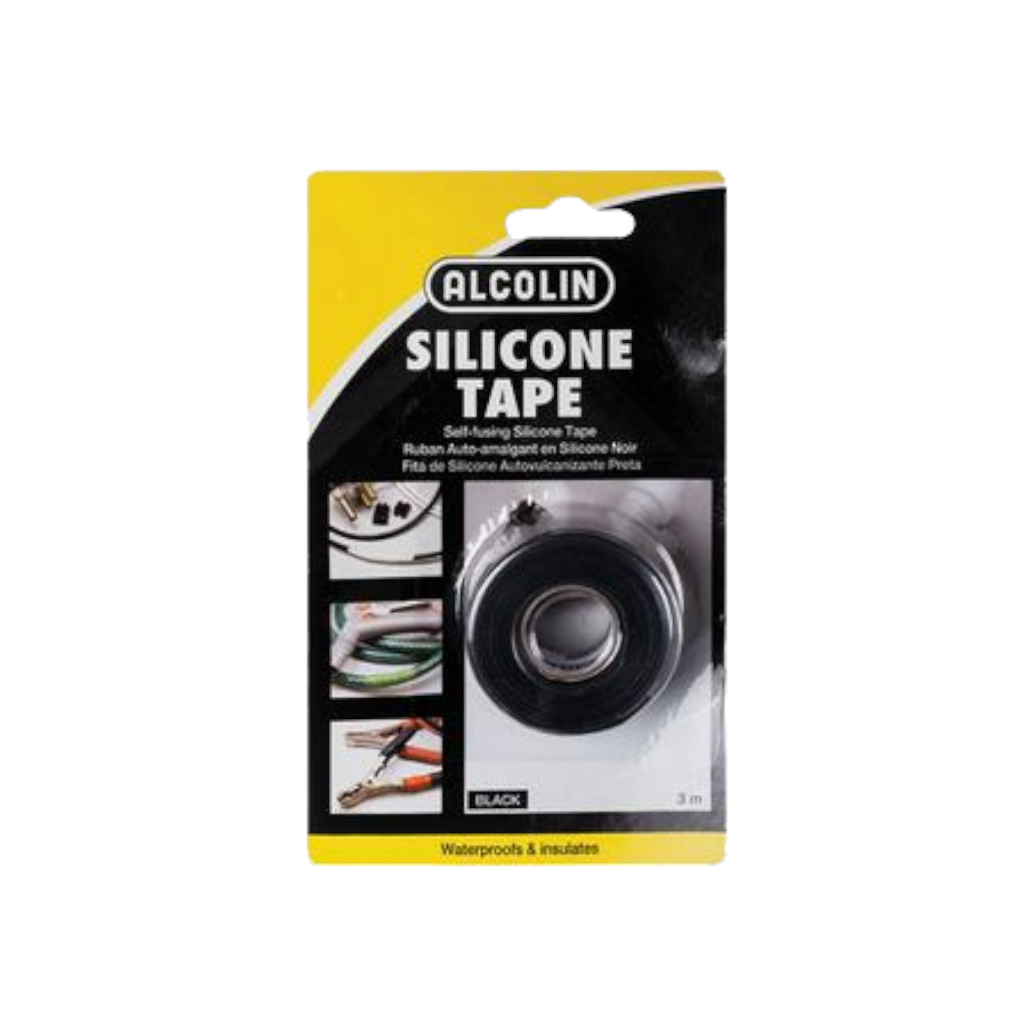 Alcolin Silicone Tape 3mx25mm Black