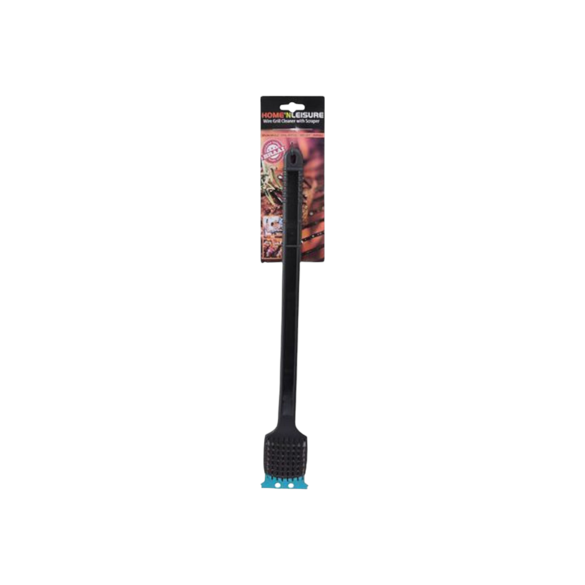 Home n Leisure BBQ Braai Grill Cleaner Scraper 45cm with Long Handle