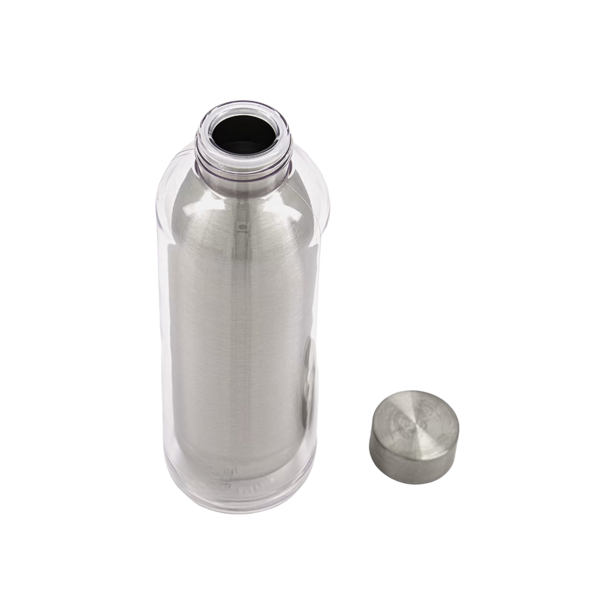 Thermos Vacuum Flask Stainless Steel 450ml with Insulated Acrylic Shell