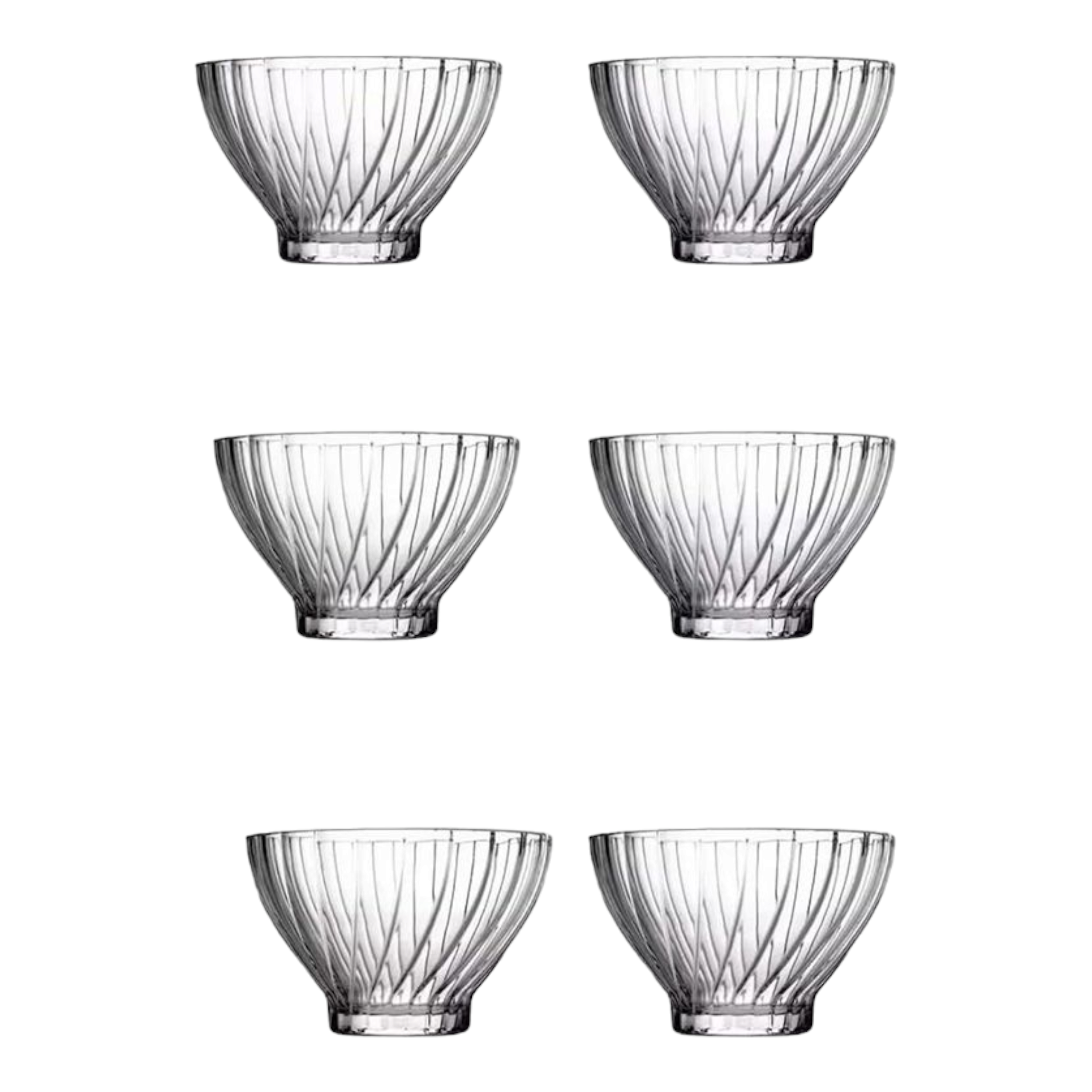 Pasabahce Bouquet Ice Cream Dessert Bowl 90mm 6pack