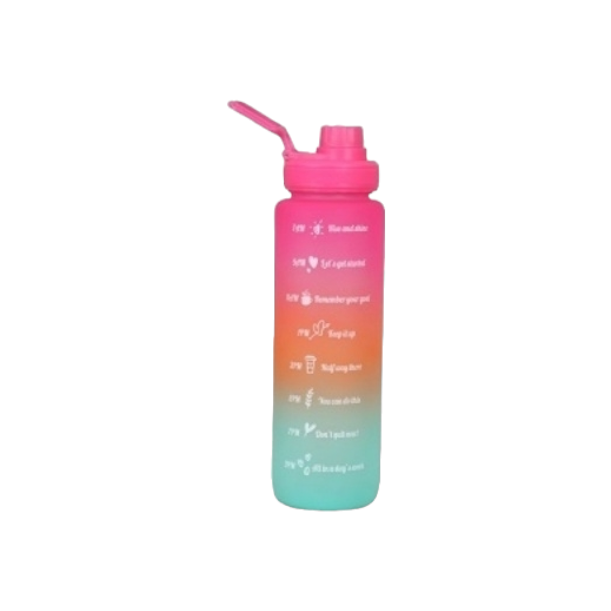 Time Stamped Gradient 1L Sports Water Bottle