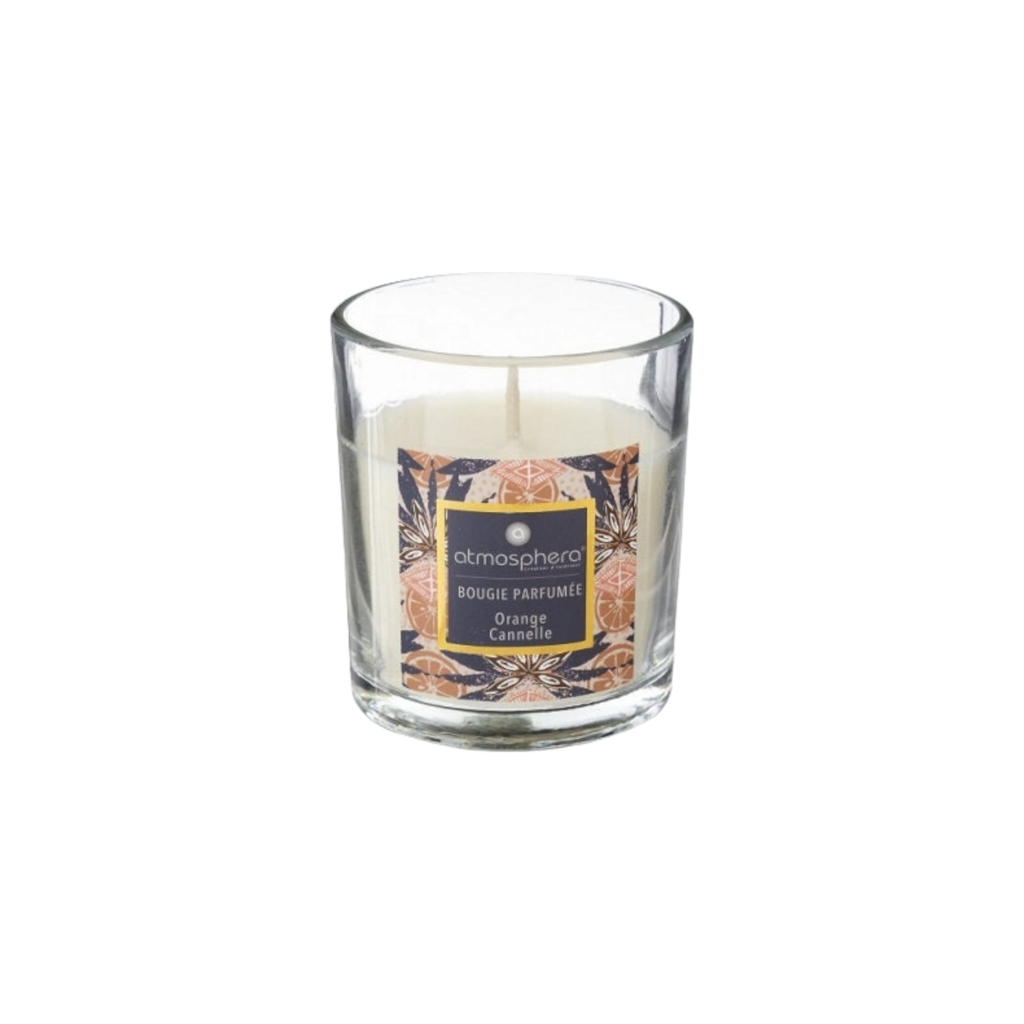 Neda Orange Glass Scented Candle 110g