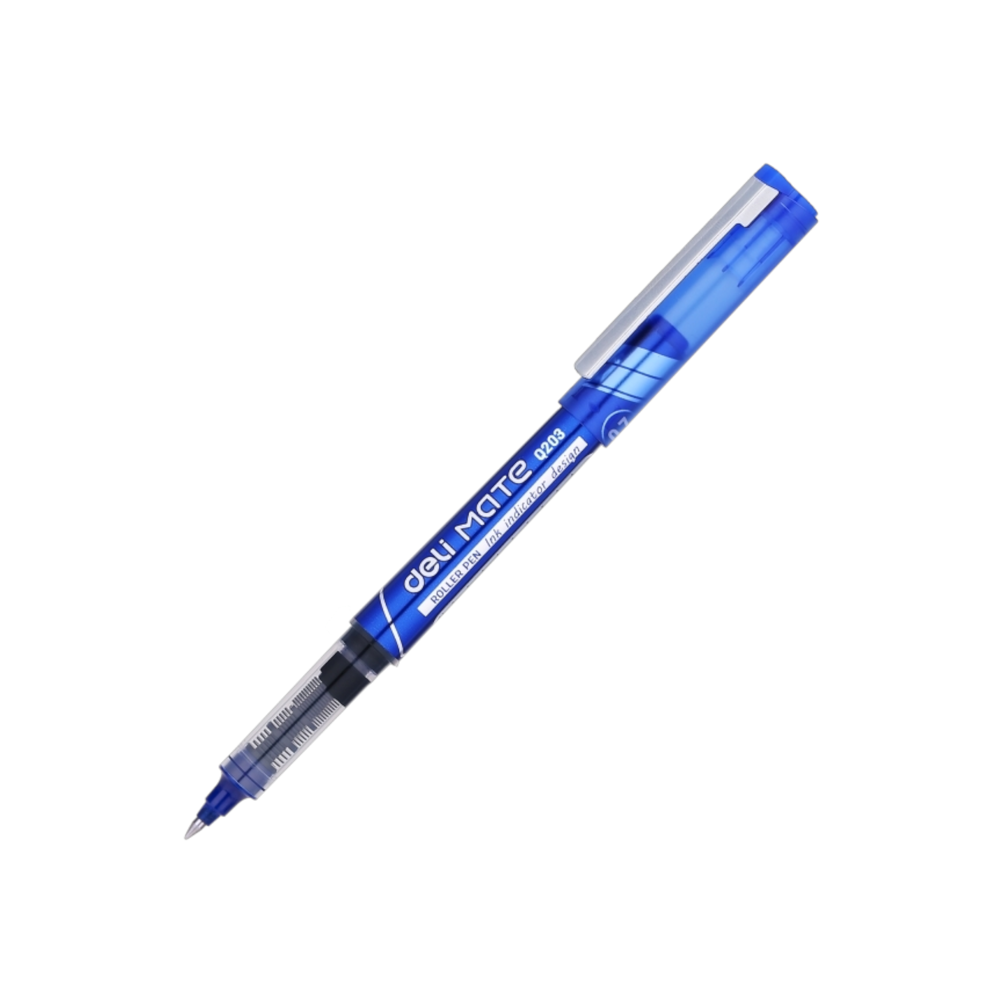 Deli Mate Roller Pen 0.7mm Blue Ink