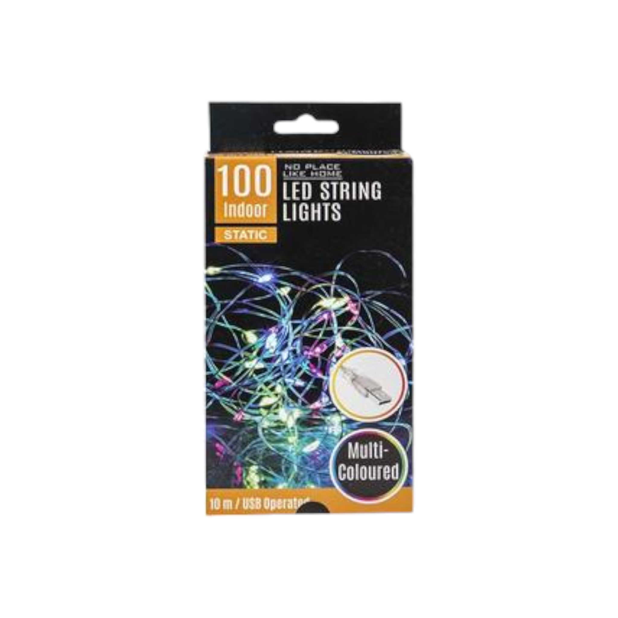 LED String Fairy Lights Indoor 100x Multicolored 10m with USB