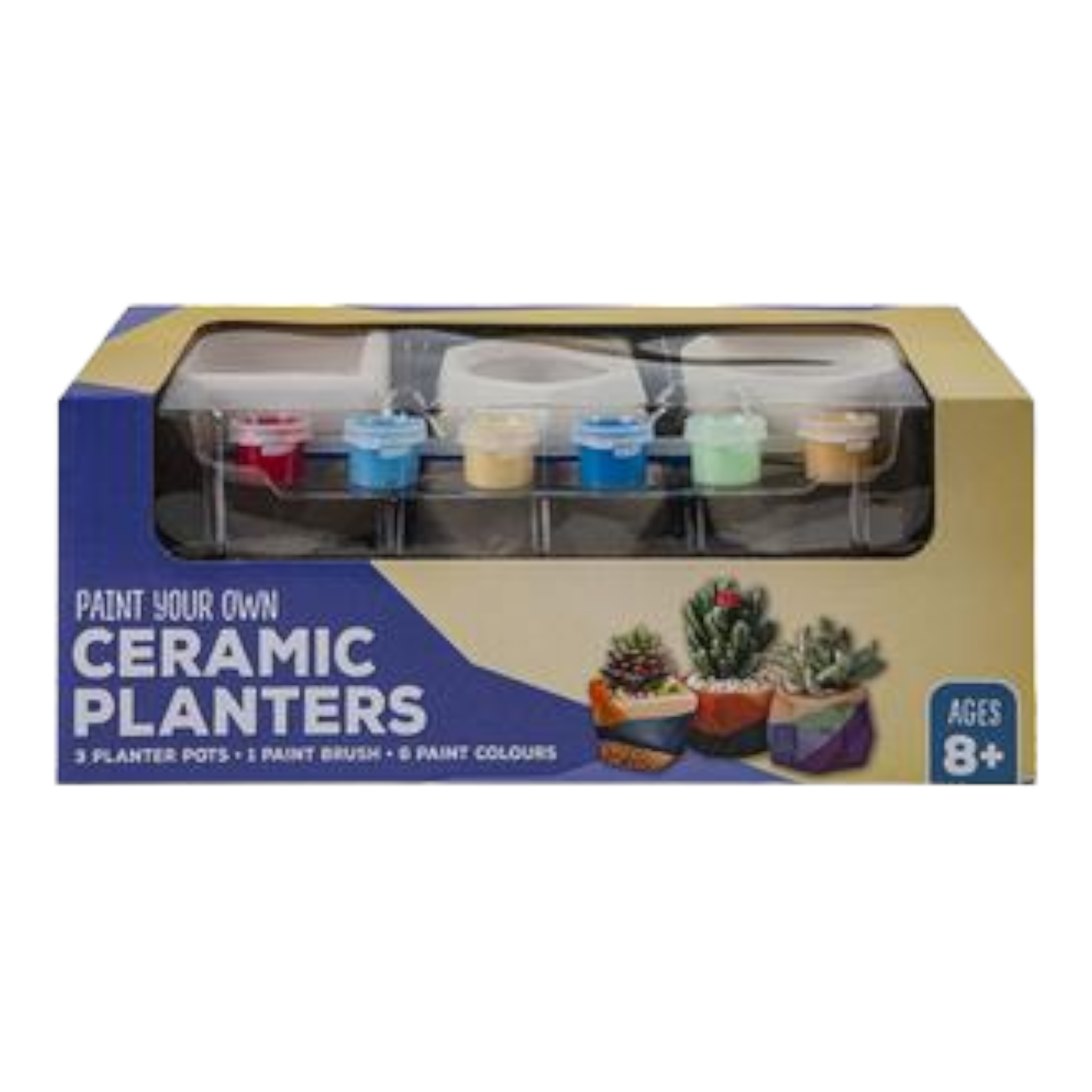 Paint Your Own Ceramic Planters