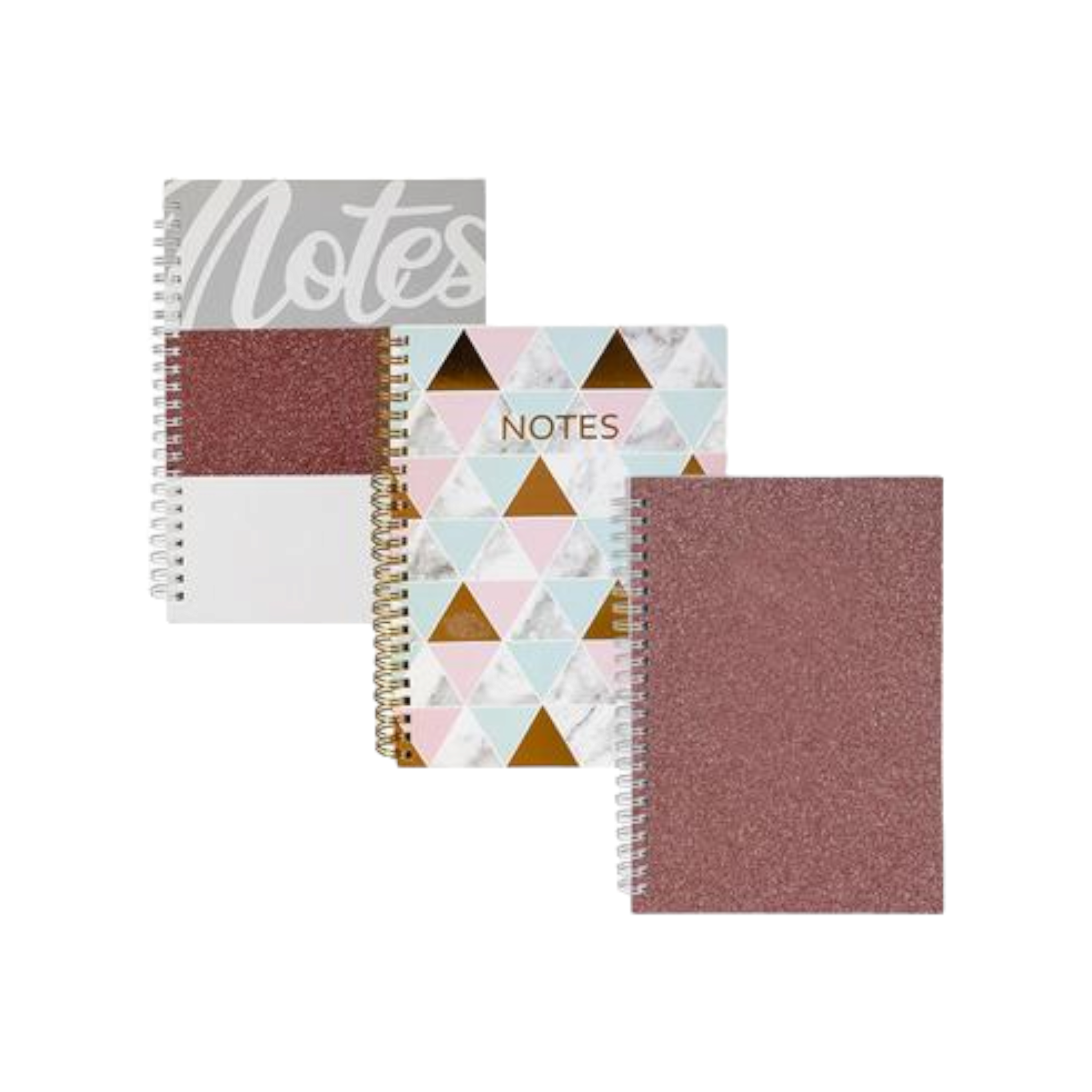 Novelty A5 Glamour Spiral Notebook Spiral 70pg