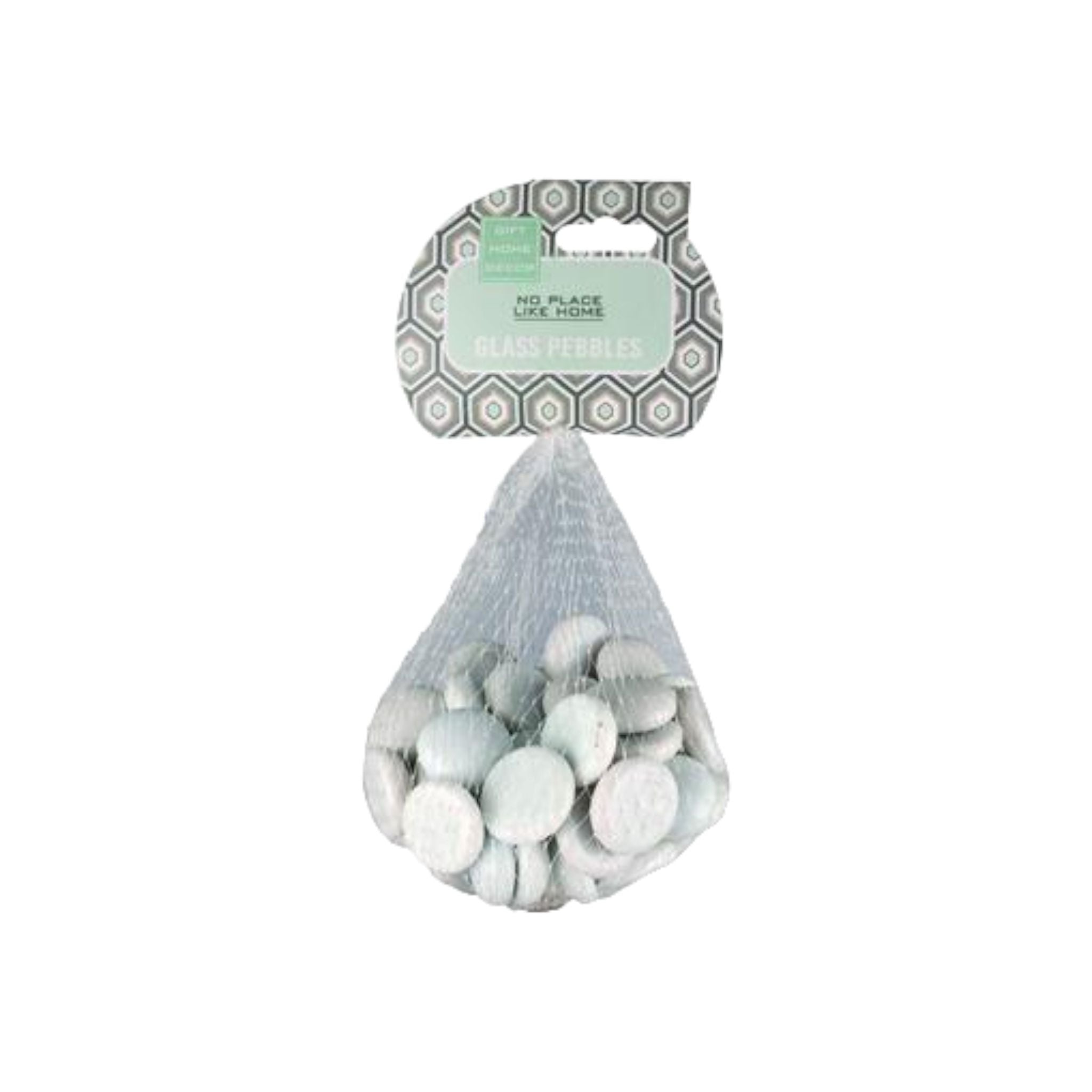 Glass Pebbles 250g White