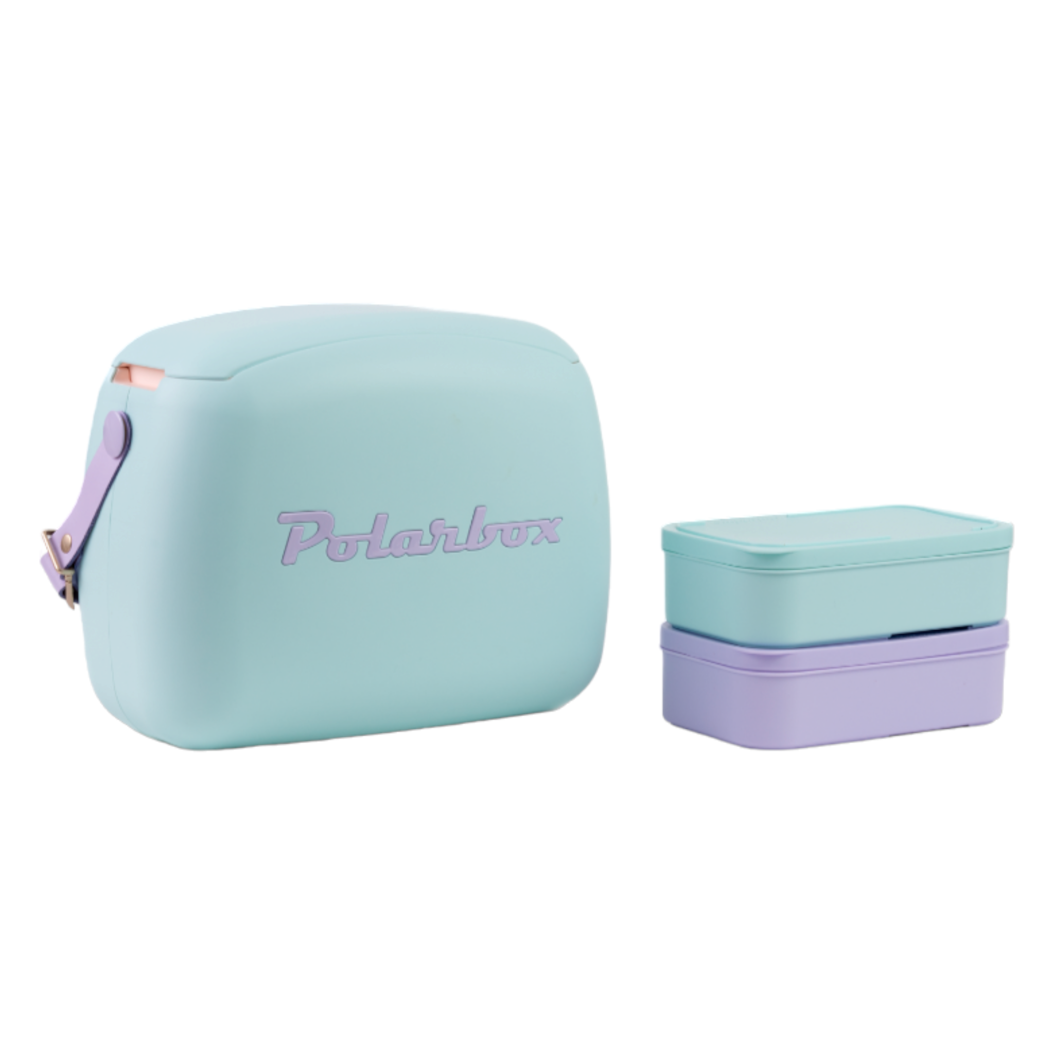 Polarbox 6L Mini Retro Cooler Bag with Two Lunch Box Containers