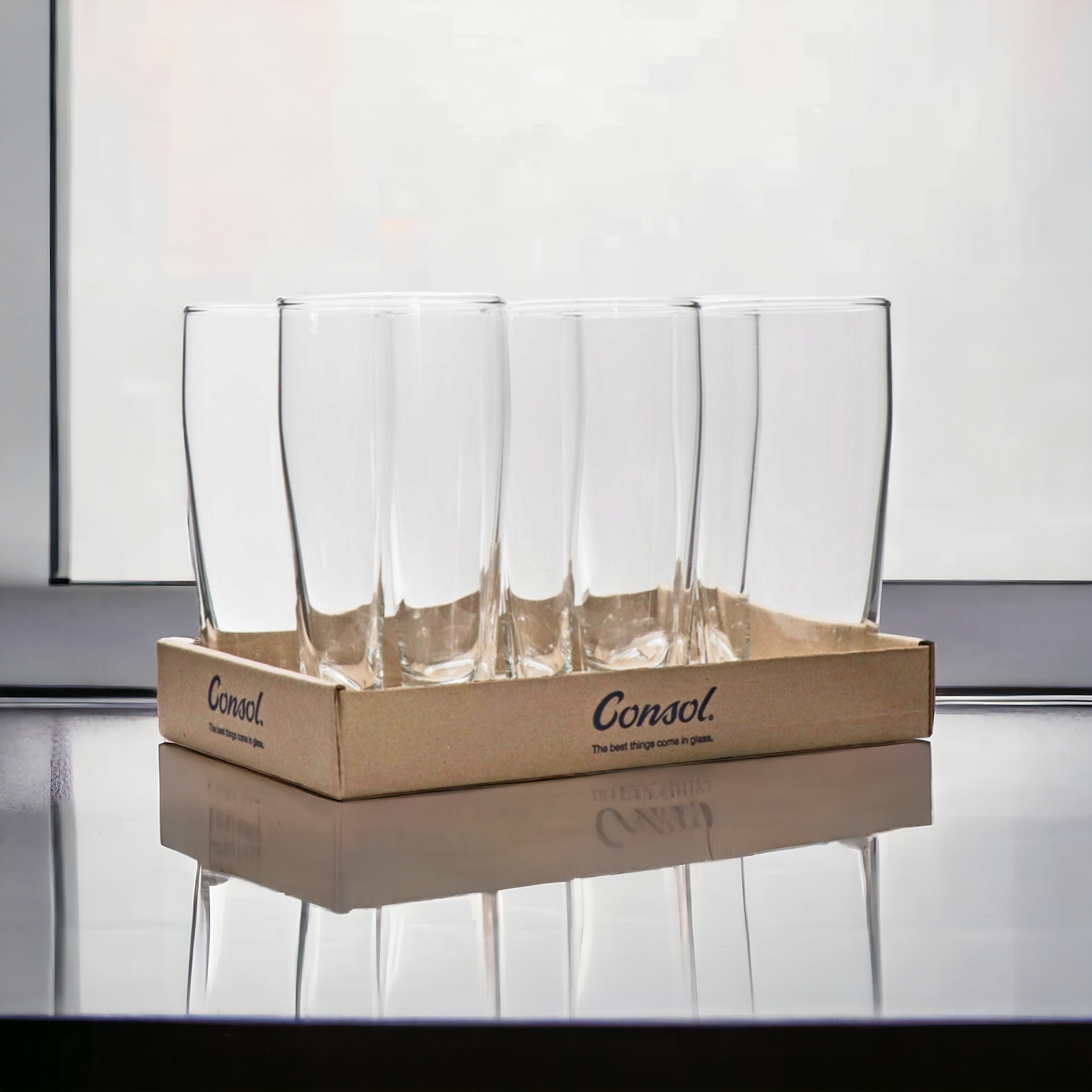 Consol Willy Glass Tumbler 380ml 6pack 21793