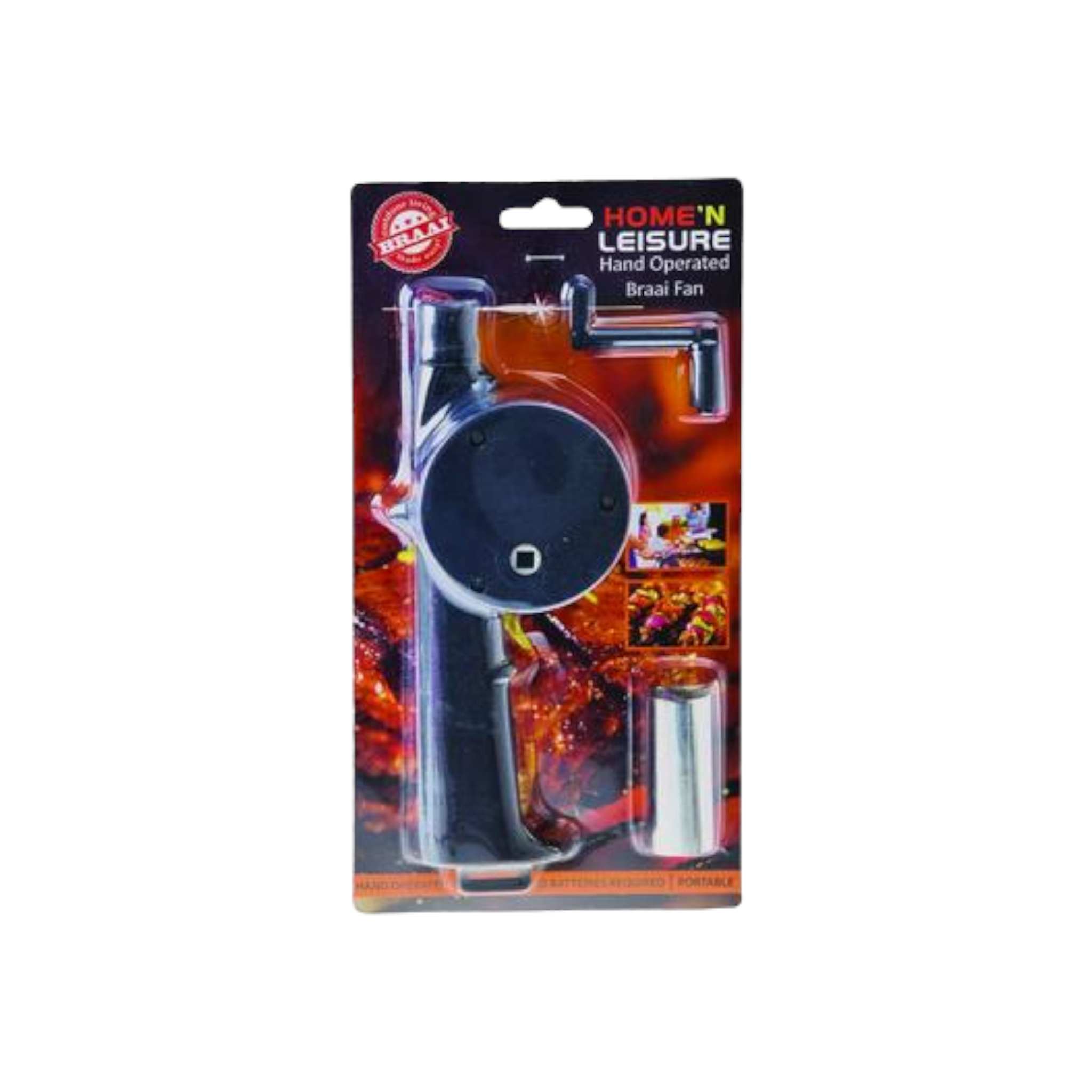Home n Leisure BBQ Braai Fan Hand Operated