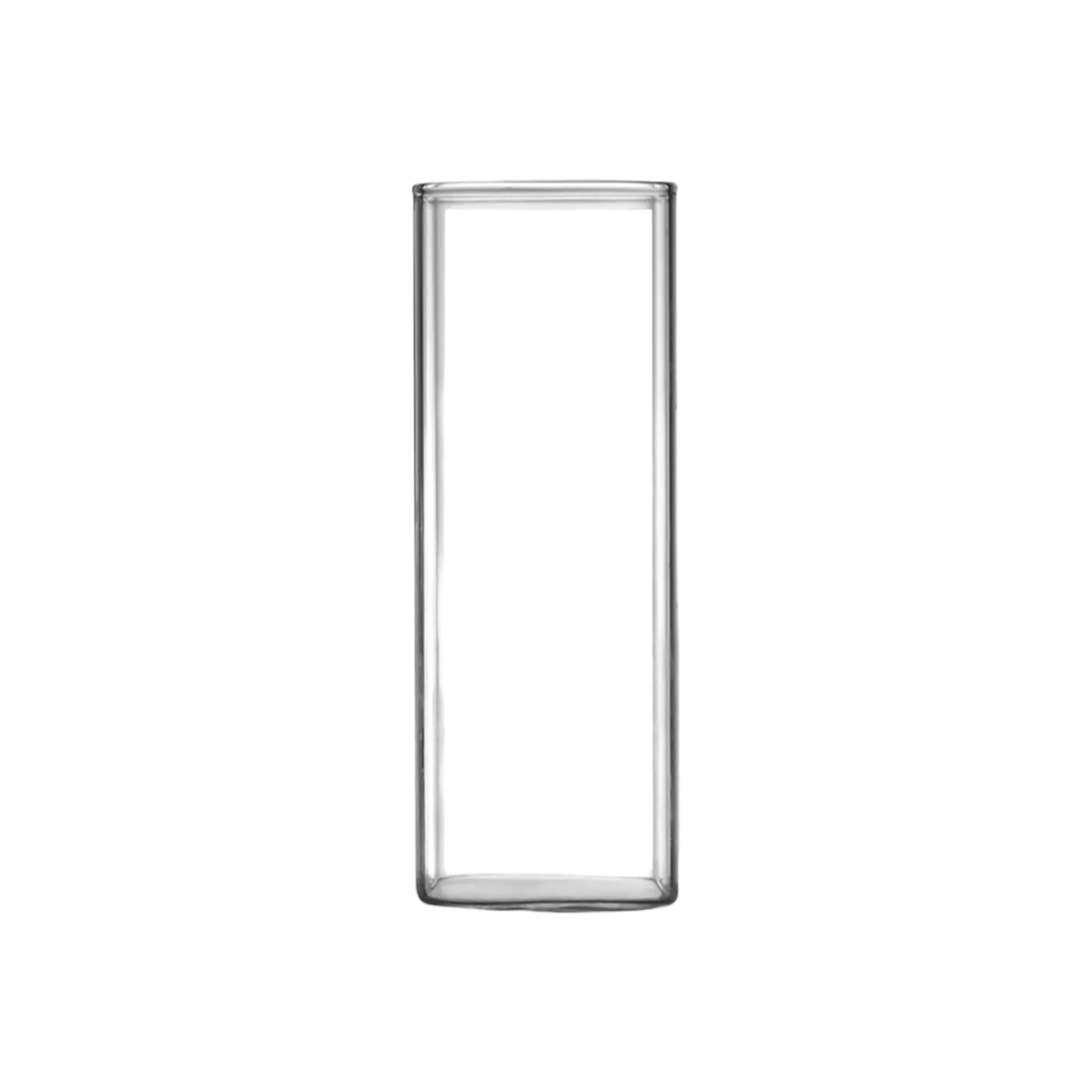 Borosilicate Square Glass Drinking Cup