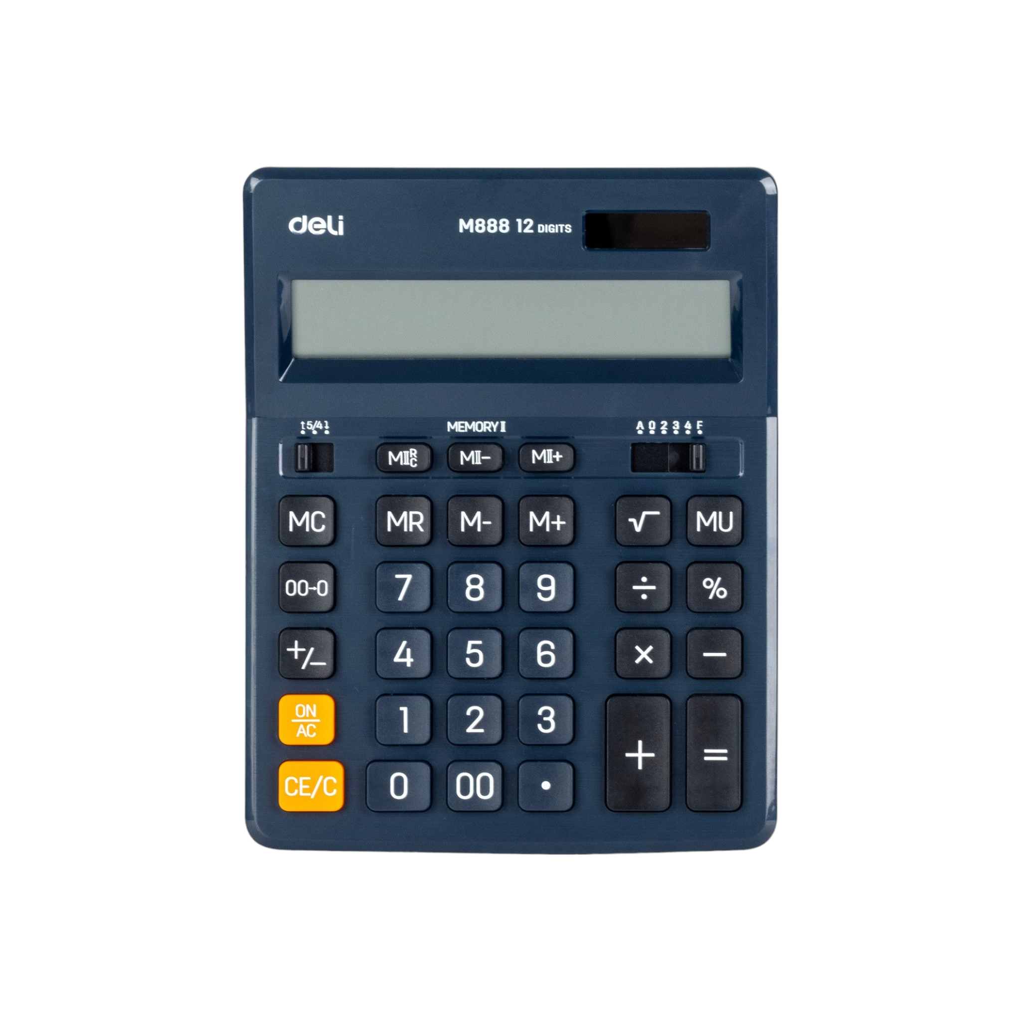 Deli Dual Memory Desktop Calculator 12-Digit Large Display