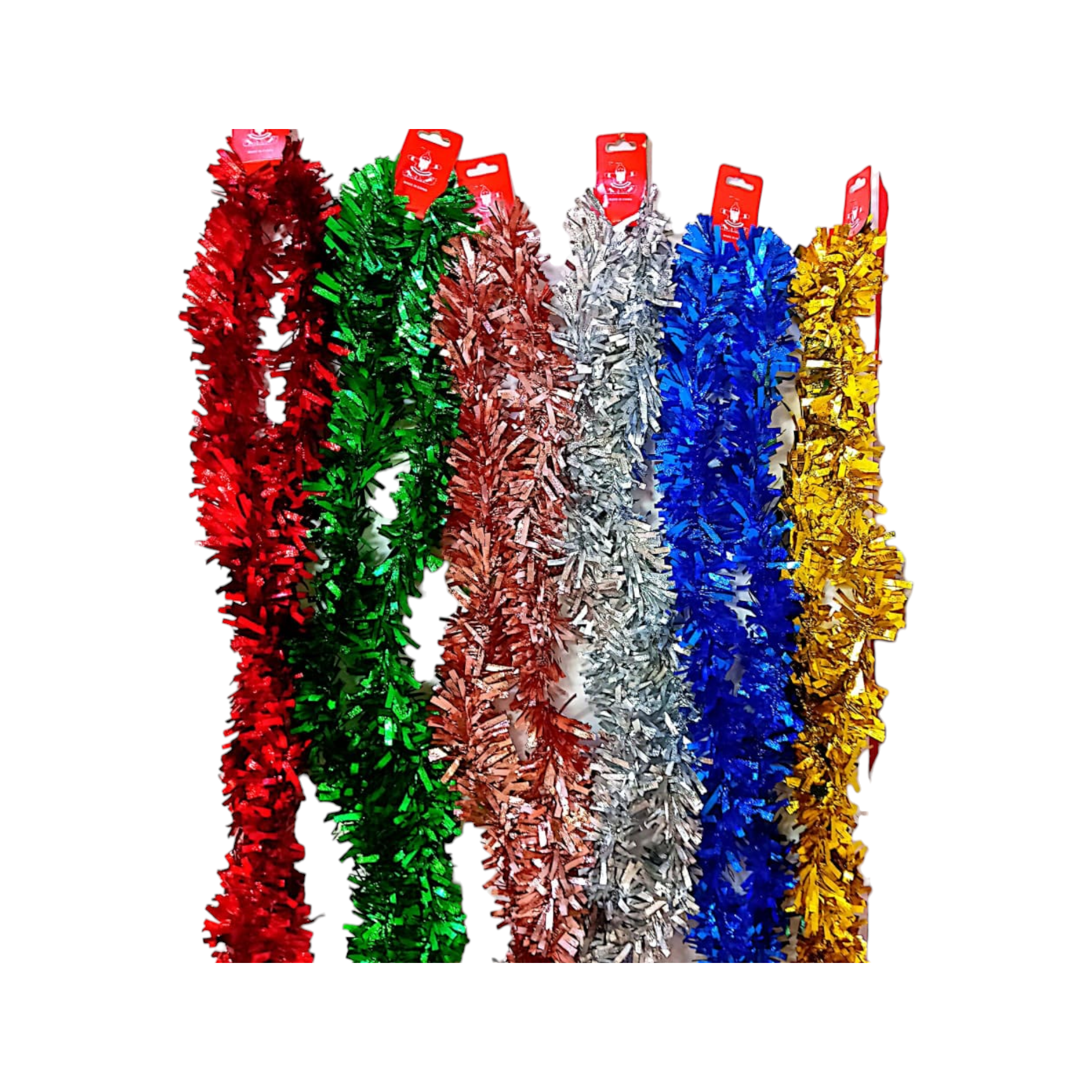 Classic Tinsel Garland 7cmx2m Metallic