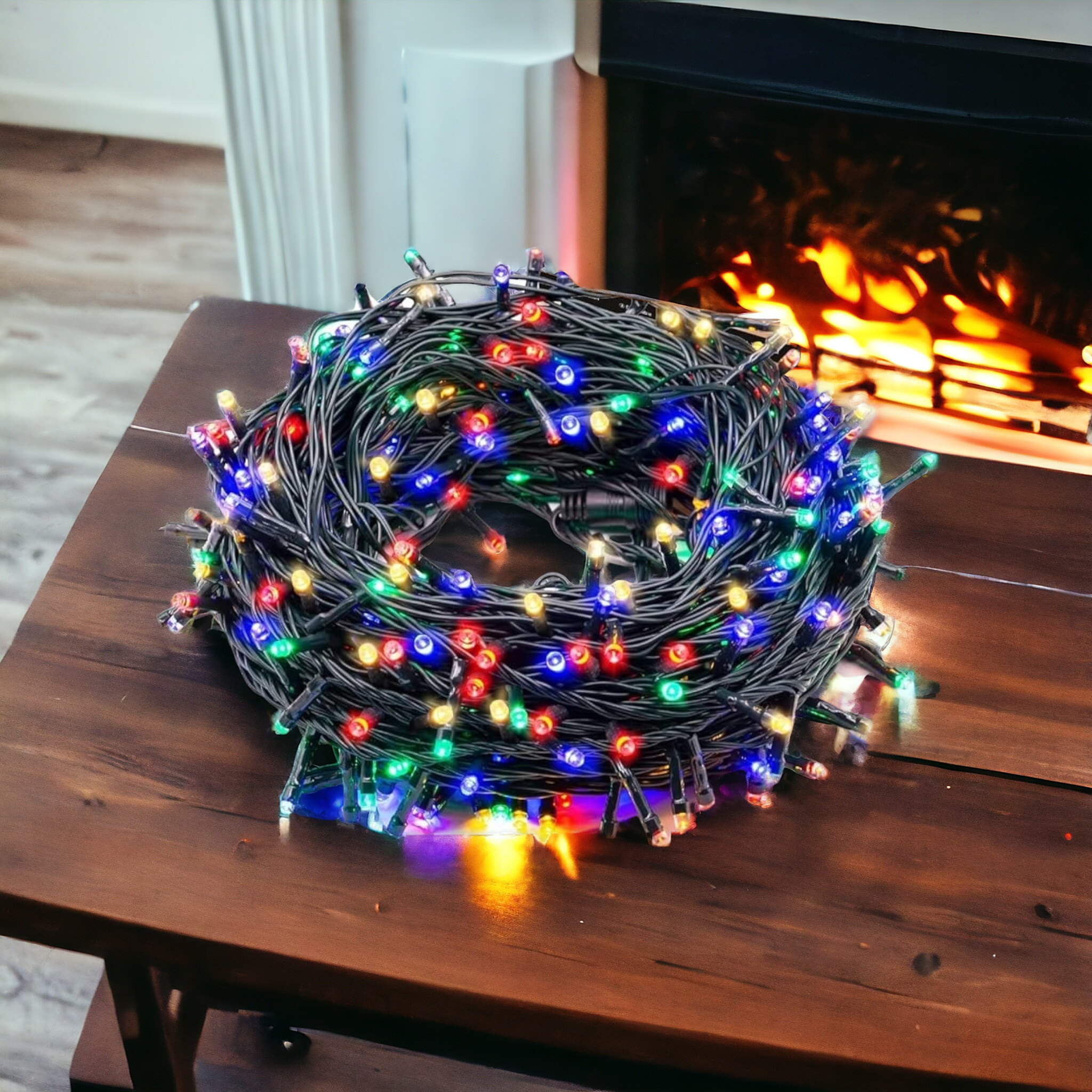 LED String Decorative Lights 13m 100-Lights in Multi-Colour