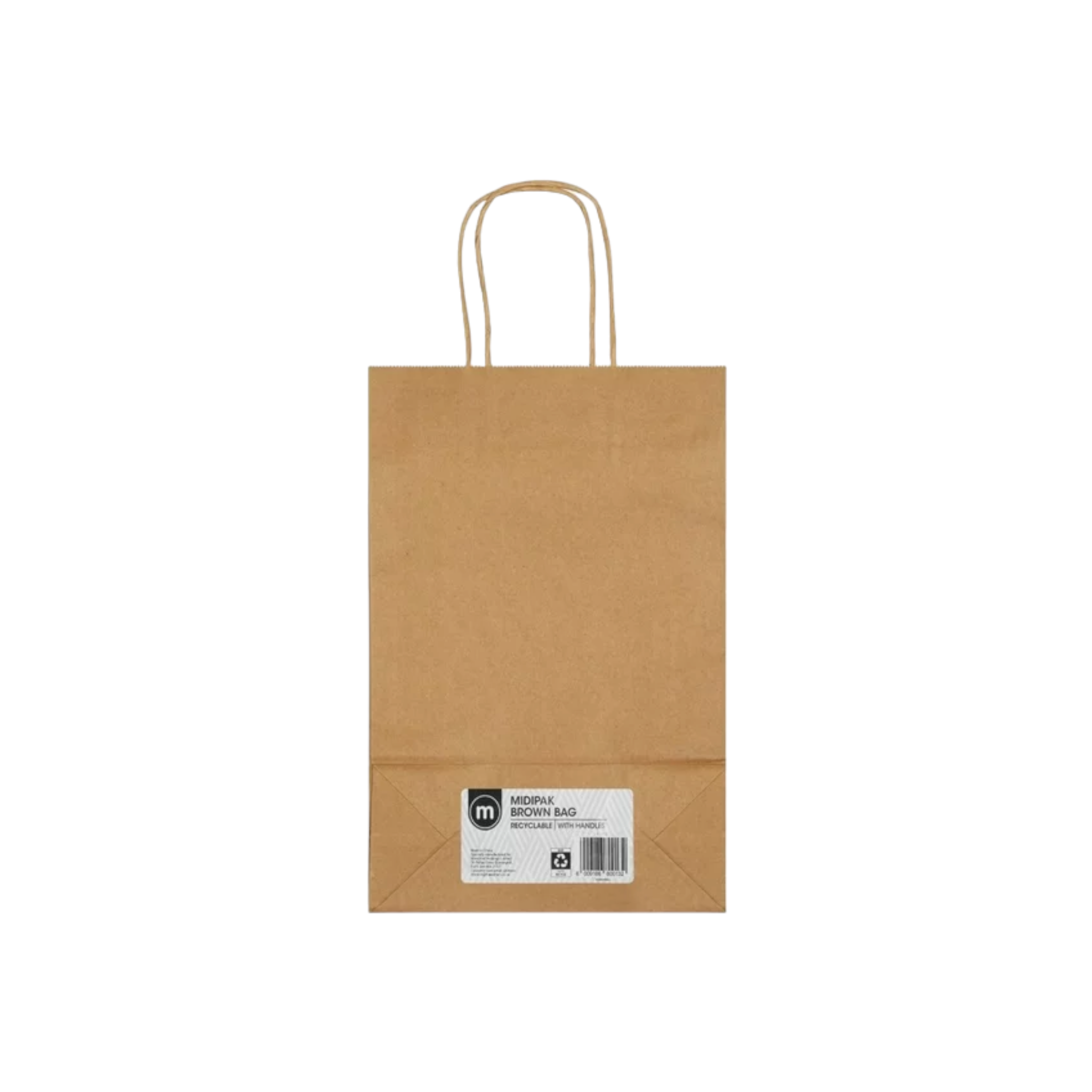 M-Kraft Kraft Gift Bag Superking 32x21x9cm with Gusset & Twist Handles