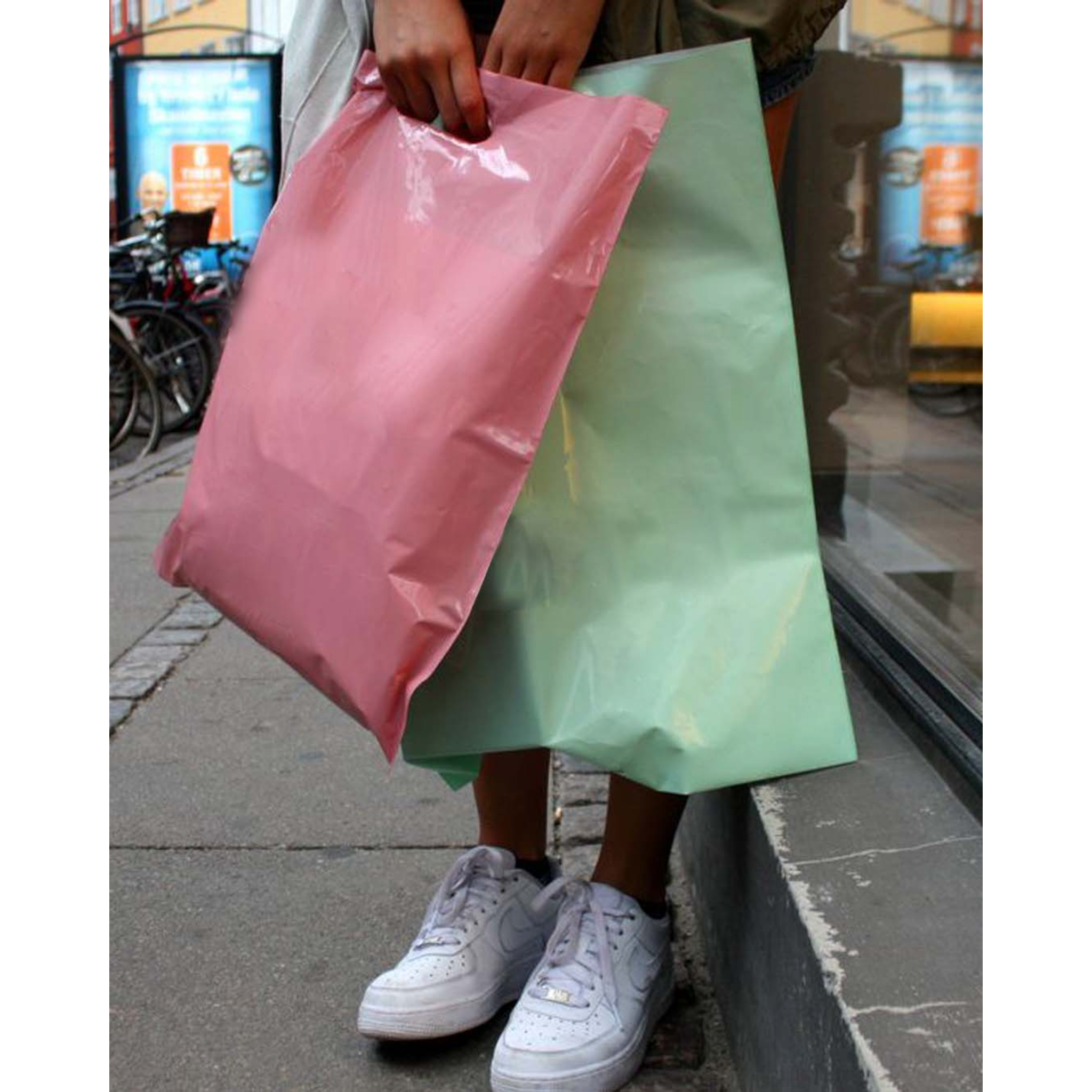 Plastic Boutique Bag 250+150x360mm 75mic 100pack