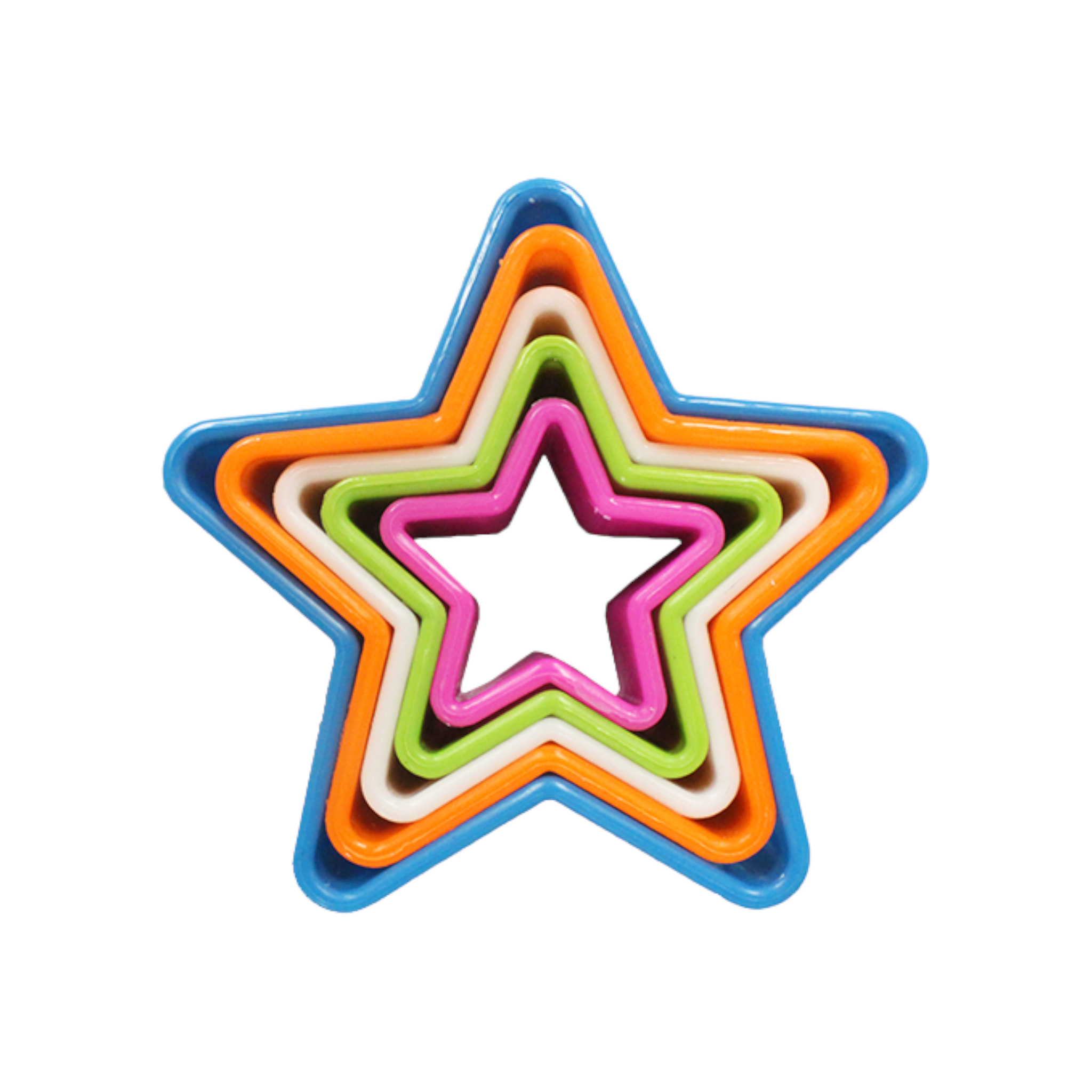 Cookie Cutter Star Shaped Plastic